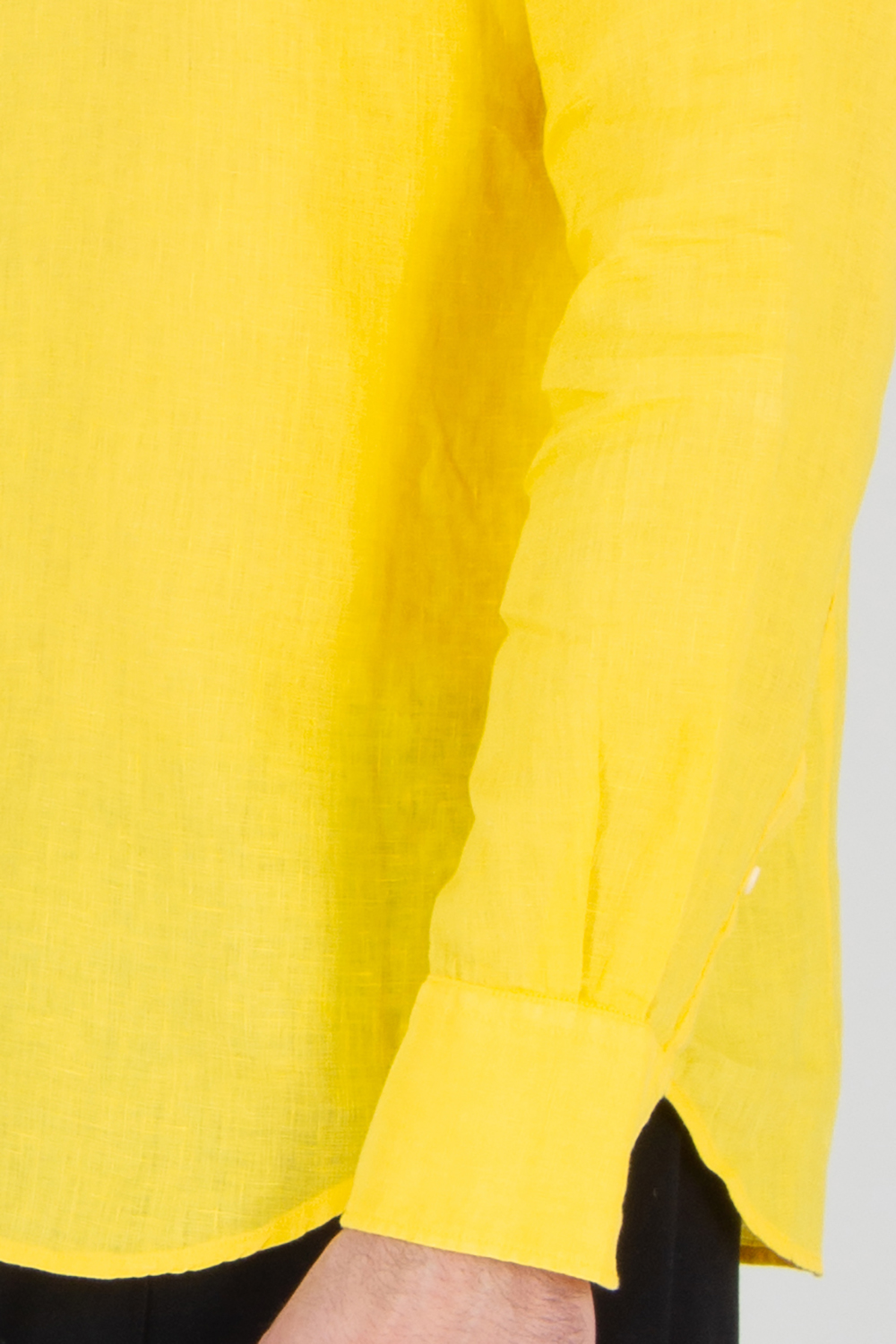 MC 2 SAINT BARTH Regular Fit Linen Shirt Pamplona