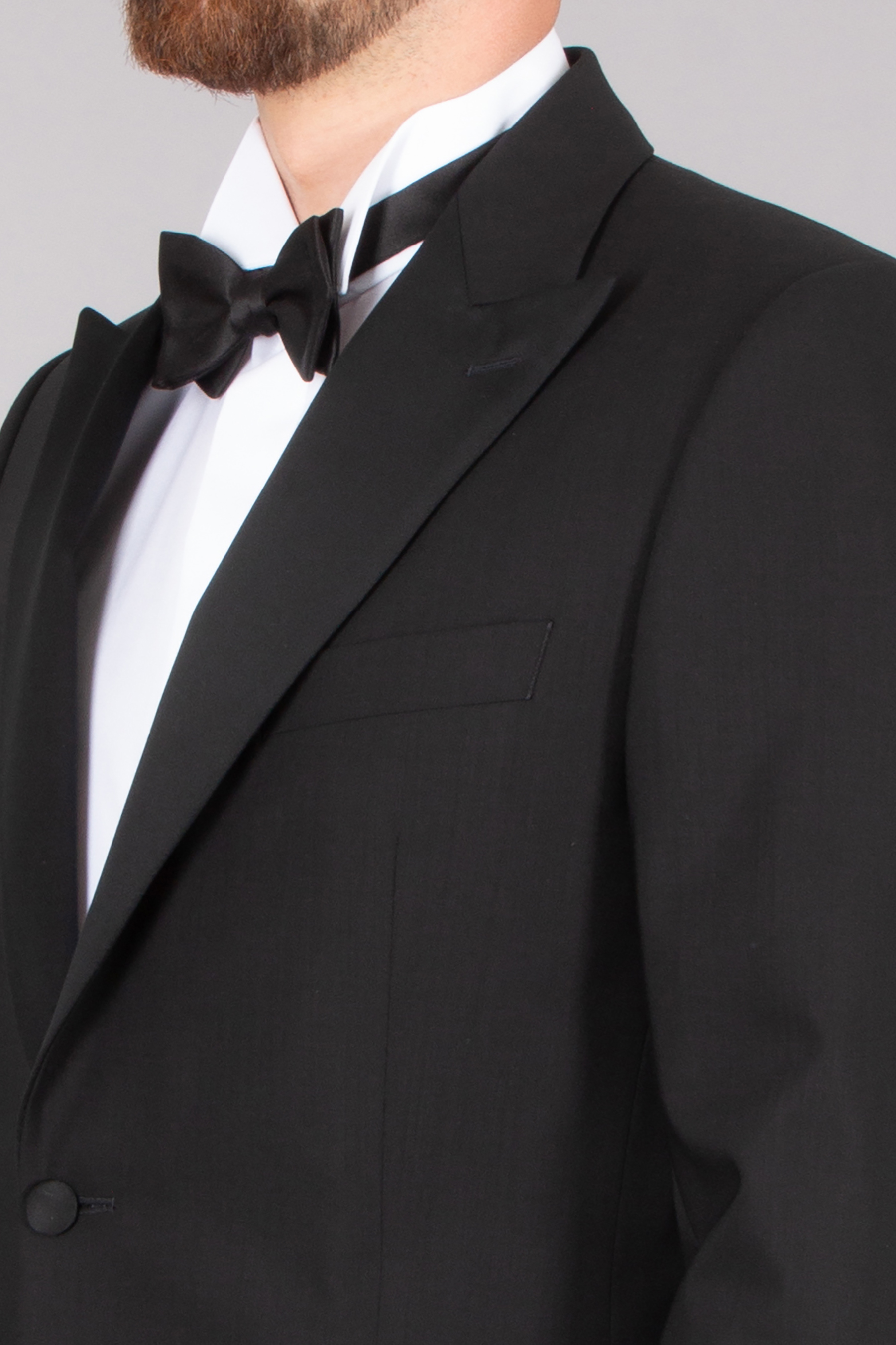 DRESSLER Shaped Fit High Twist Virgin Wool Tuxedo Jacket Elroy Bekleidung, Formelle Kleidung, Anzug, Smoking, Krawatte