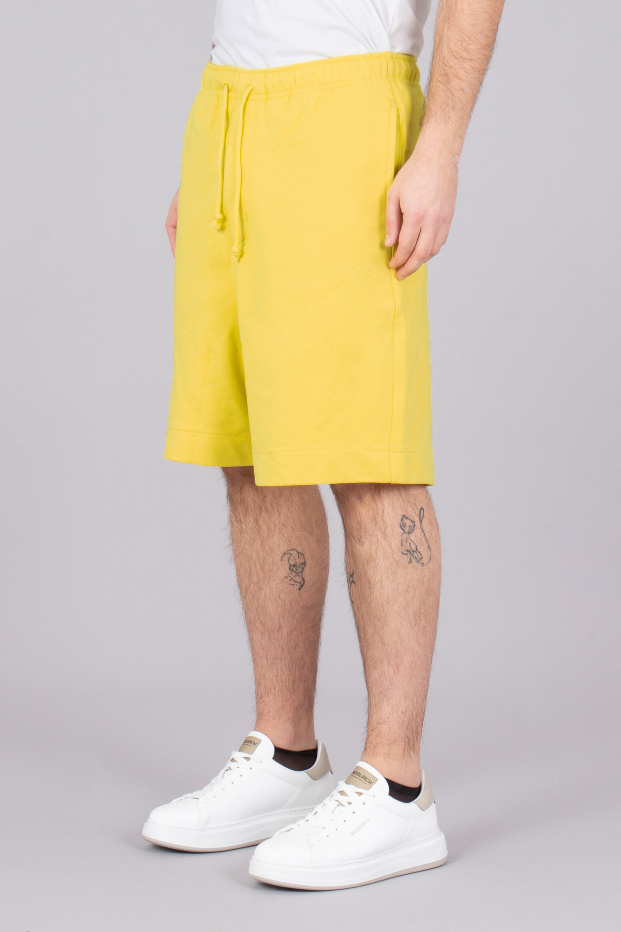 Y-3 Cotton Blend French Terry Shorts