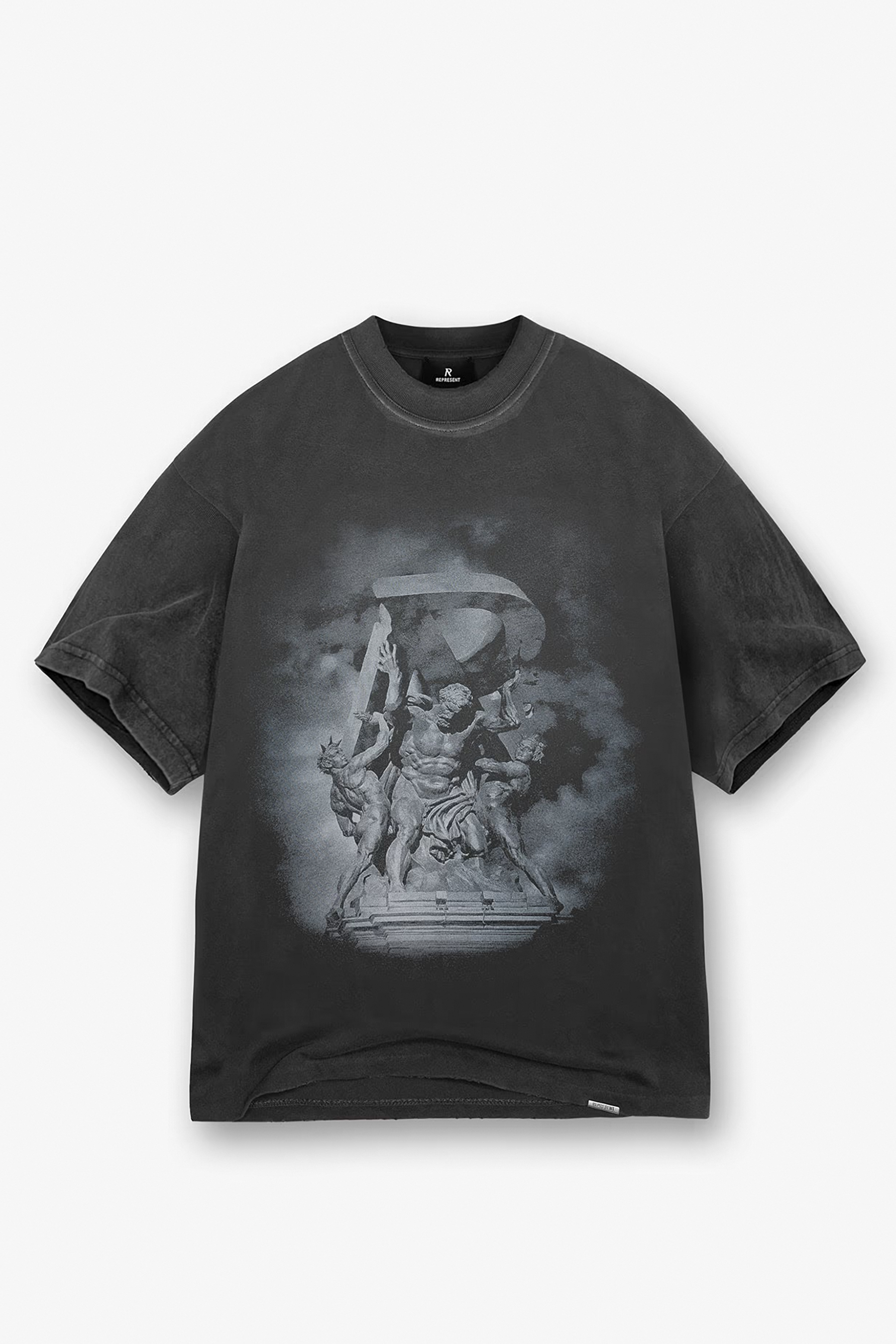 REPRESENT Atlas Print Cotton Jersey T-Shirt REPRESENT Atlas Print Cotton Jersey T-Shirt