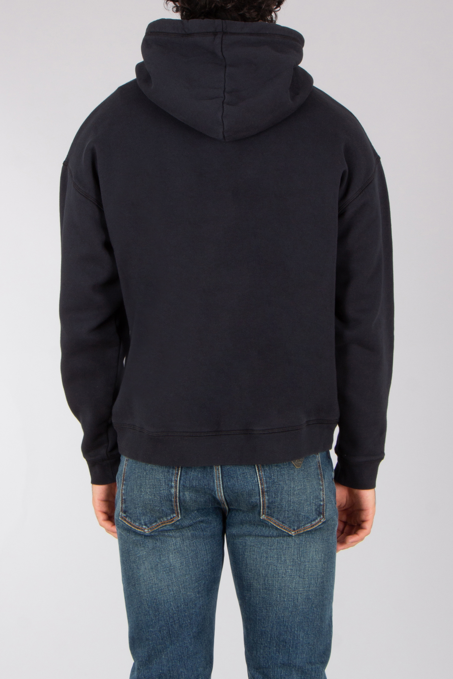 DSQUARED2 Relax Fit Printed Brushed Cotton Fleece Hoodie Pulli, Sweatshirt, Kapuzenpulli, Fleece, Kapuze