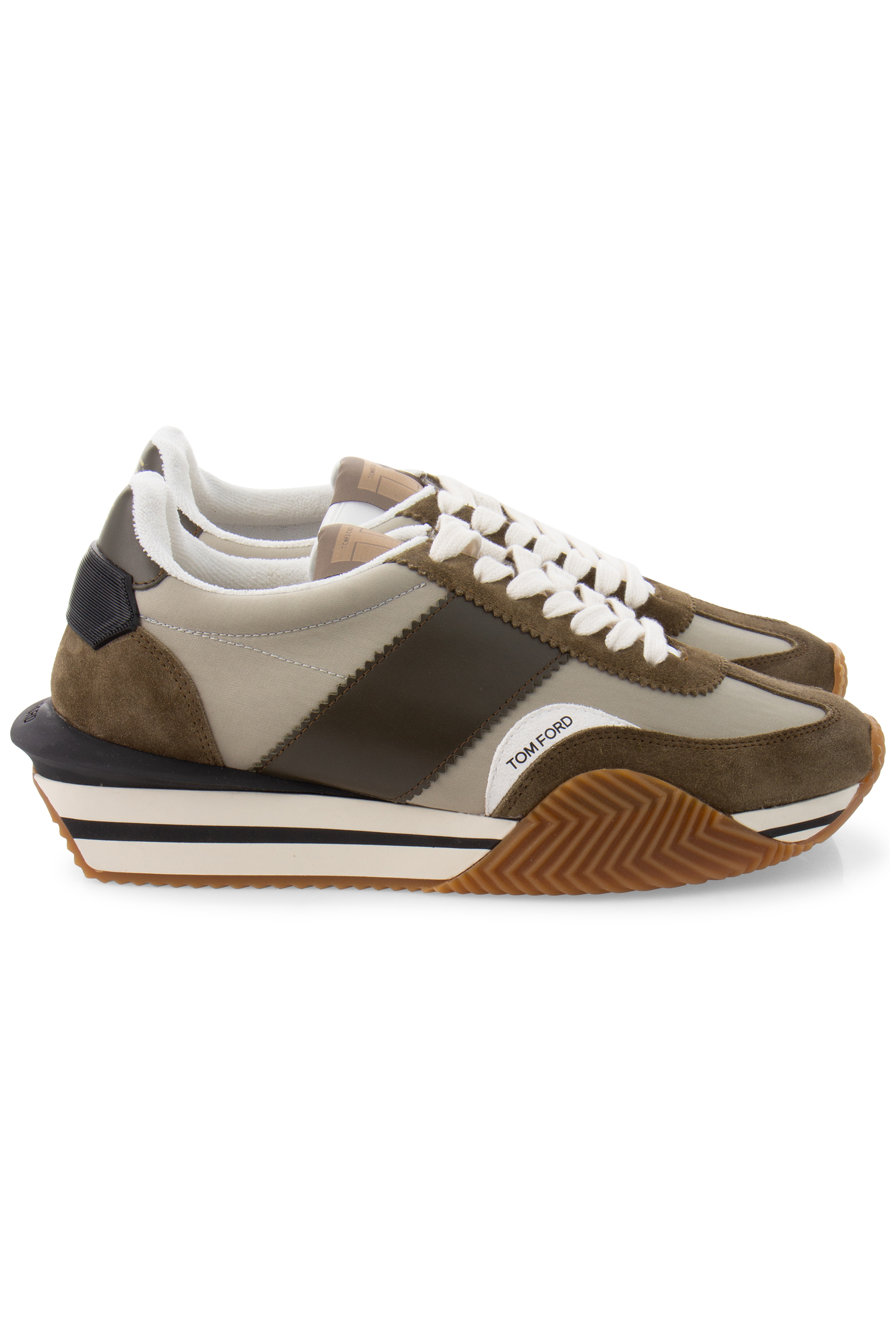 TOM FORD Paneled Nylon & Suede Sneakers James TOM FORD Paneled Nylon & Suede Sneakers James