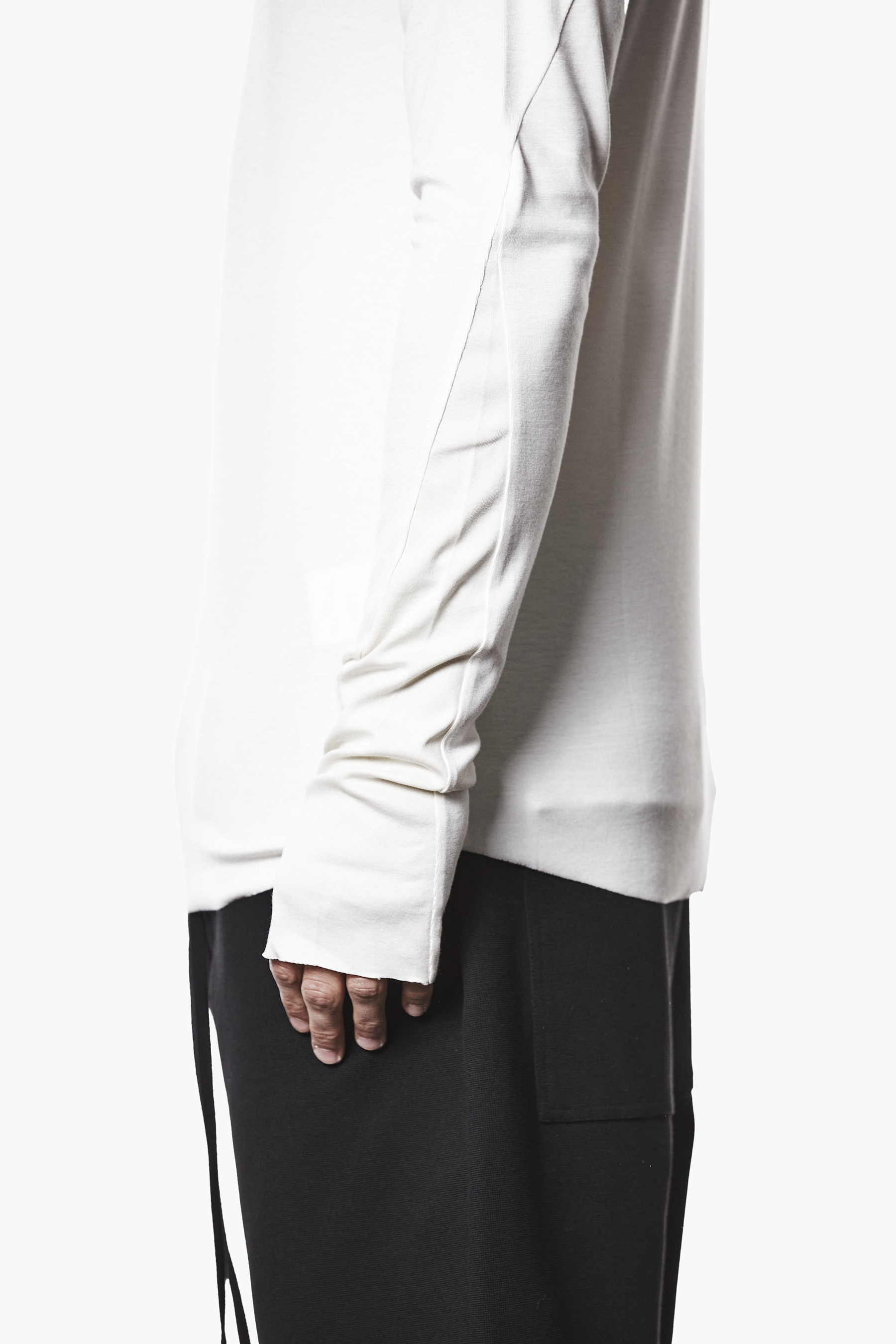 THOM KROM Slim Fit Viscose Stretch Long-Sleeve T-Shirt Langarm, Ärmel, Hemd, Bluse, Mantel
