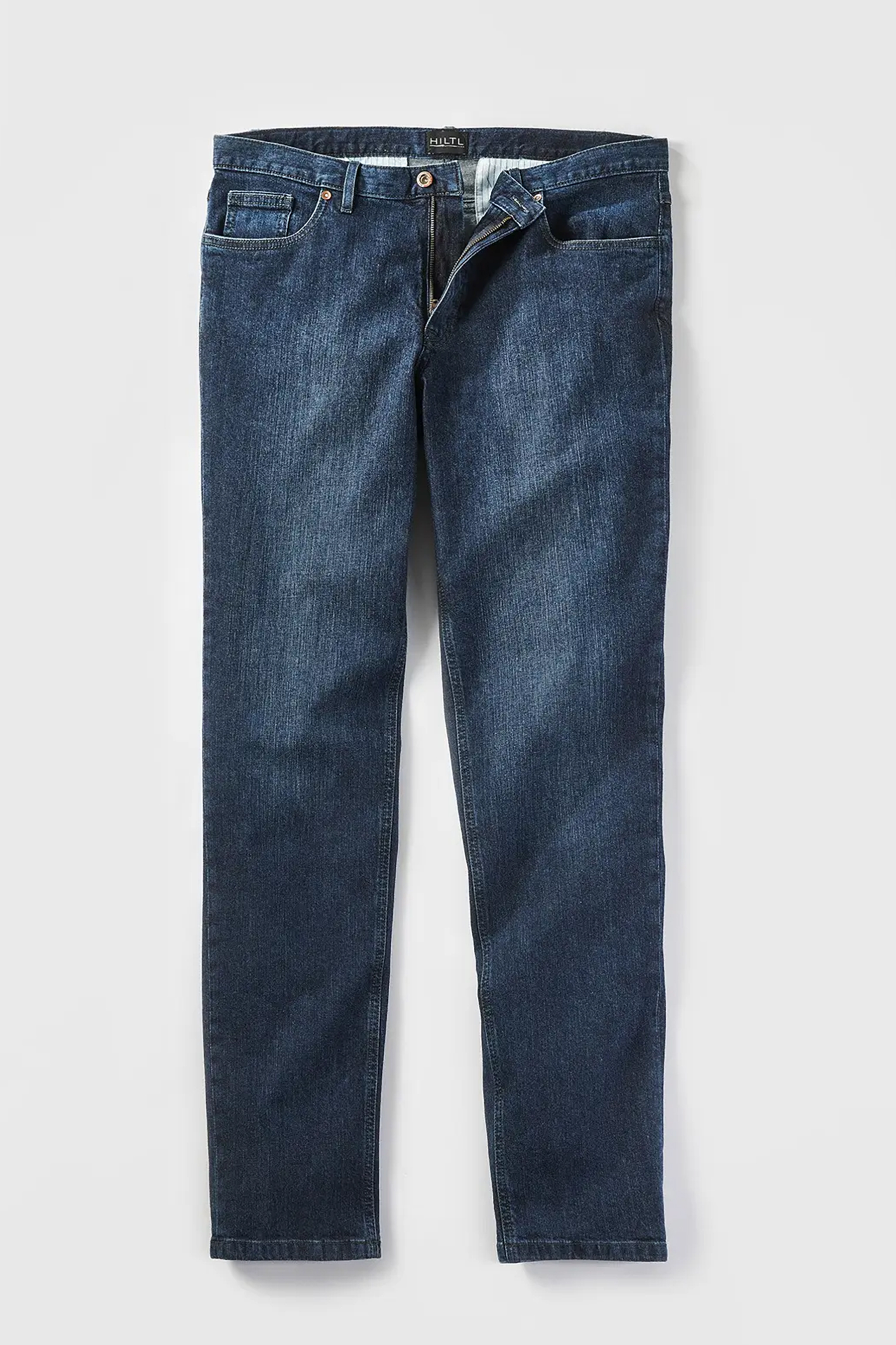 HILTL Regular Fit Stretch Cotton Denim Jeans Parker Bekleidung, Jeans, Hosen