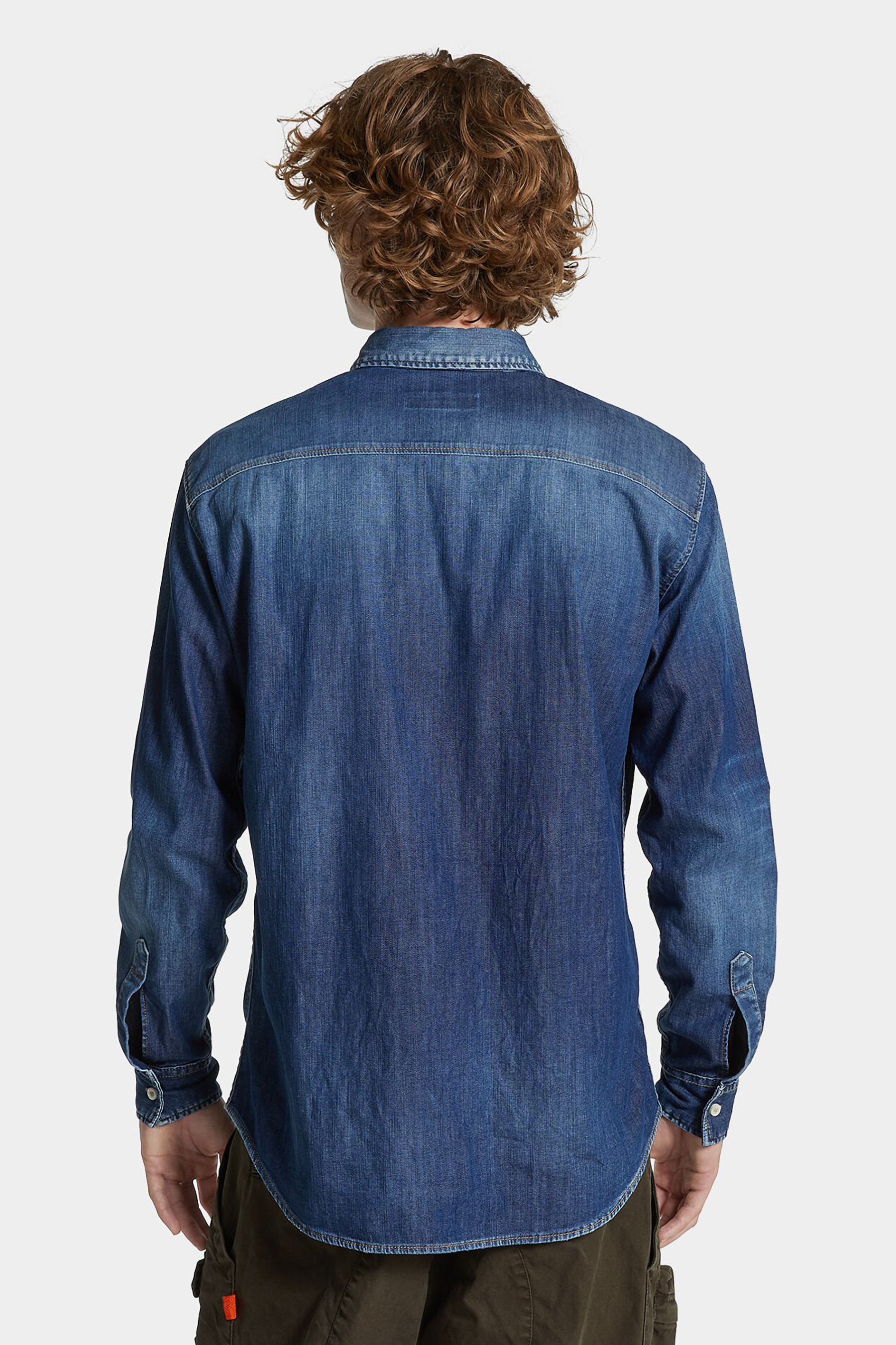 DSQUARED2 Cotton Stretch Denim Relax Dan Shirt