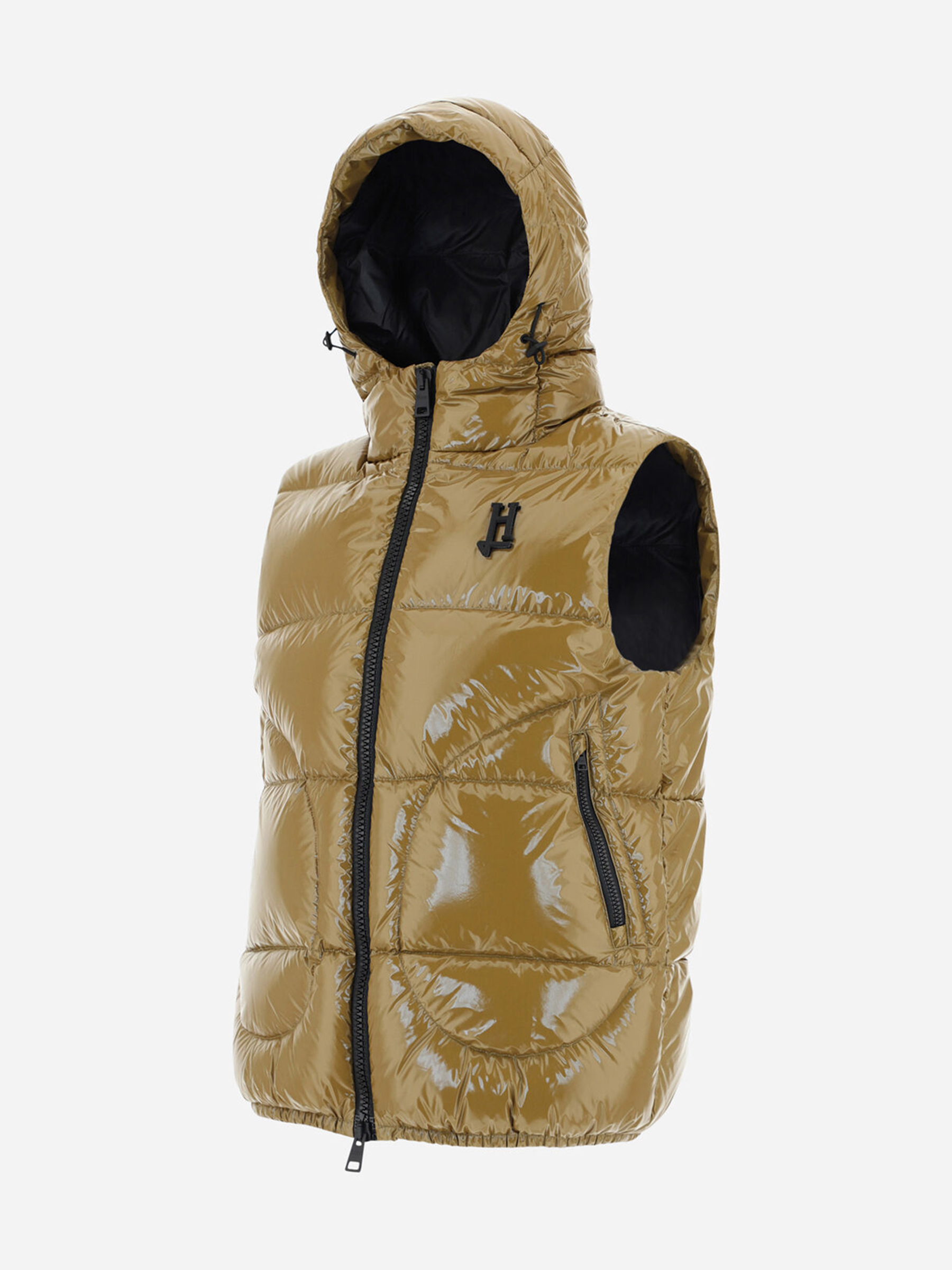 HERNO Gloss Hooded Down Vest HERNO Gloss Hooded Down Vest