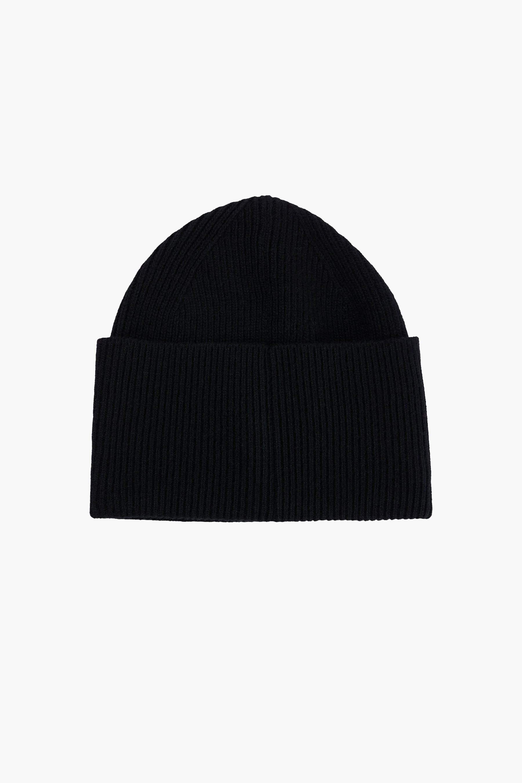 HUGO Ribbed Recycled Wool Beanie Xaff