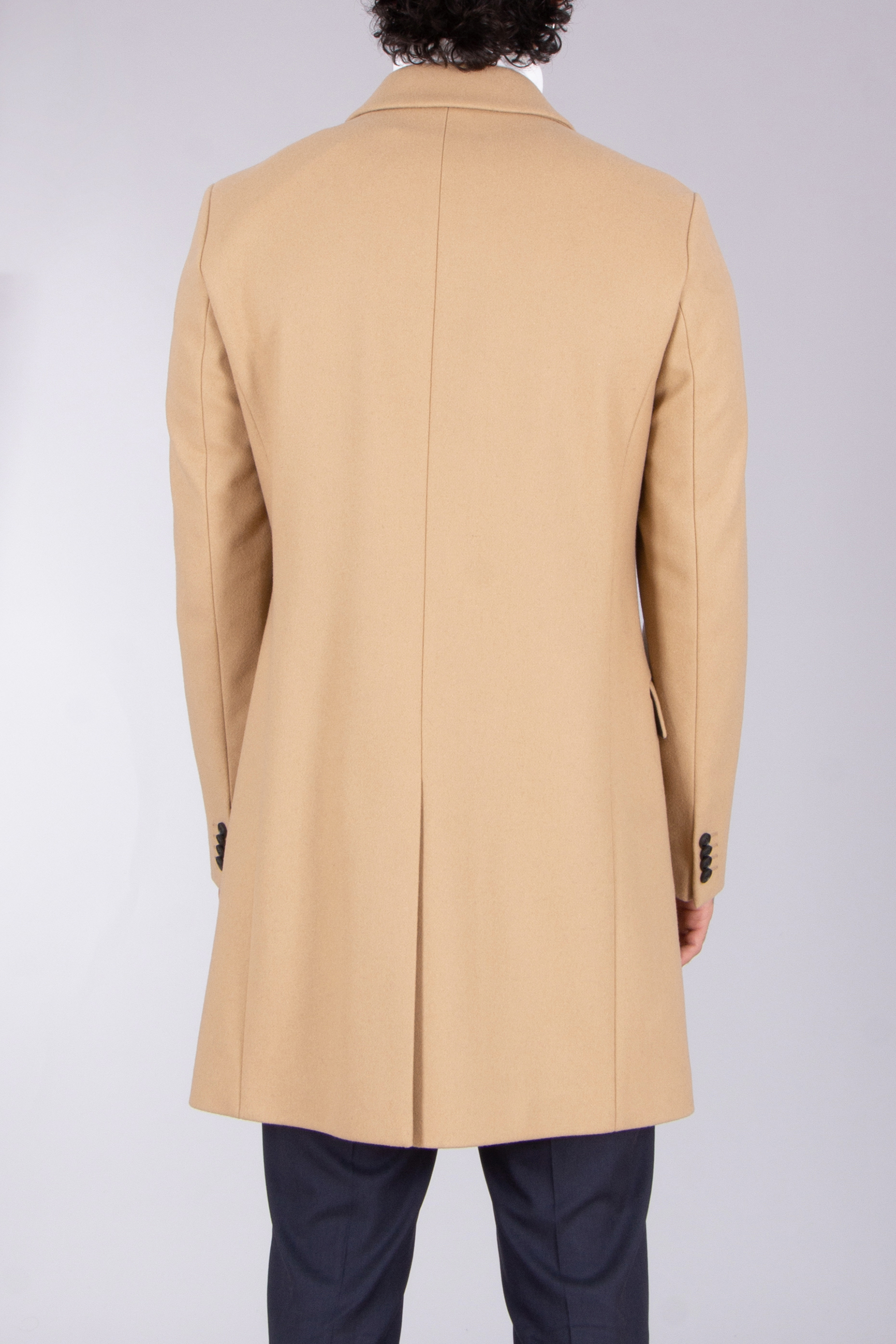 HUGO Regular Fit Virgin Wool Blend Coat Migor Bekleidung, Mantel