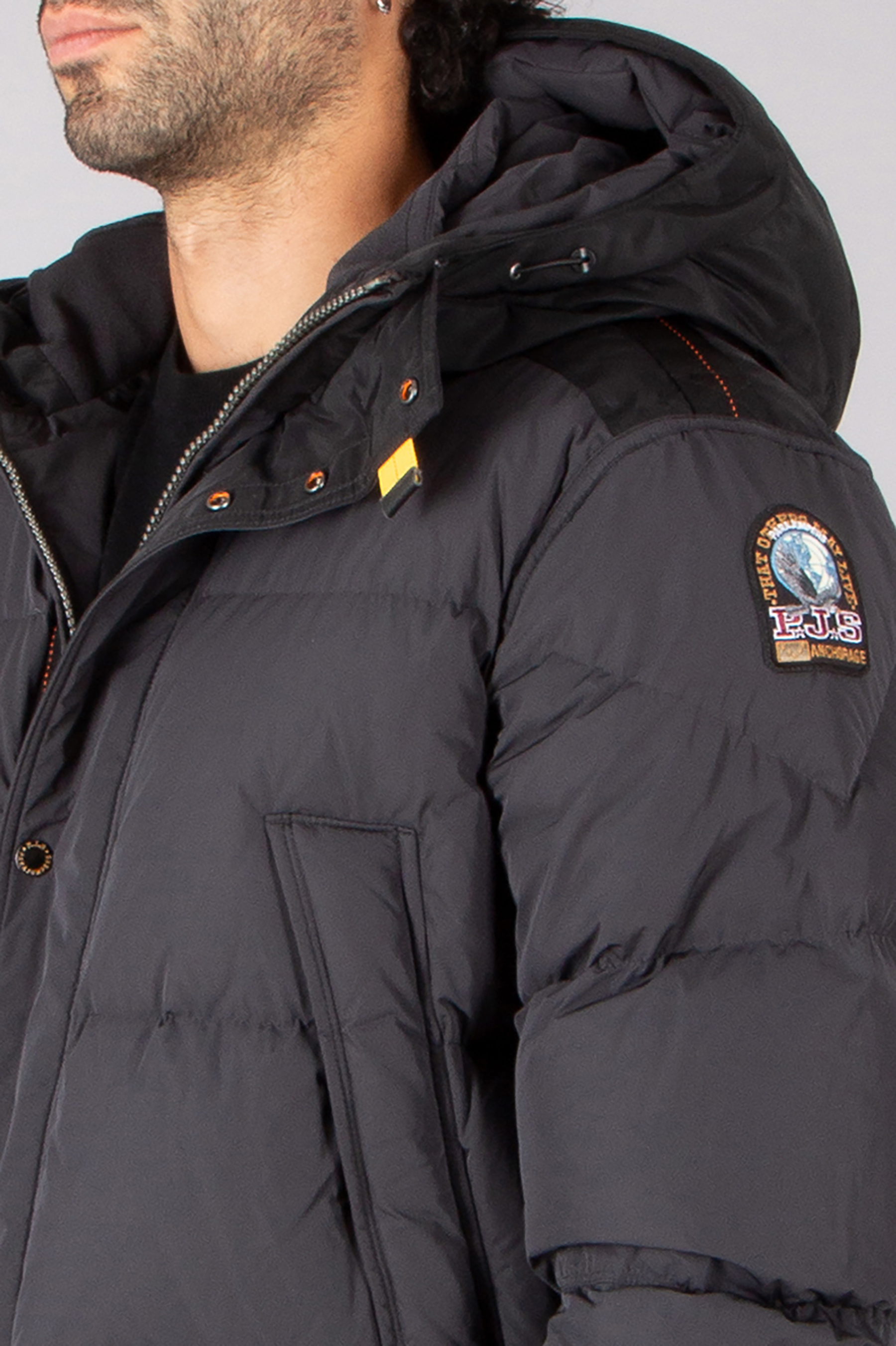 PARAJUMPERS Regular Fit Micro Ripstop Hooded Down Parka Long Bear Bekleidung, Mantel, Jacke