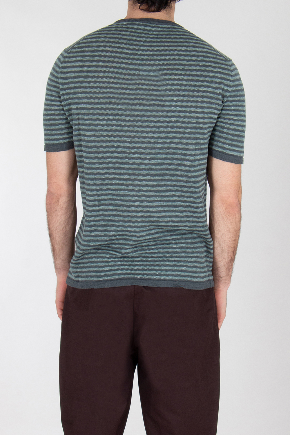 ROBERTO COLLINA Knitted Linen-Cotton T-Shirt
