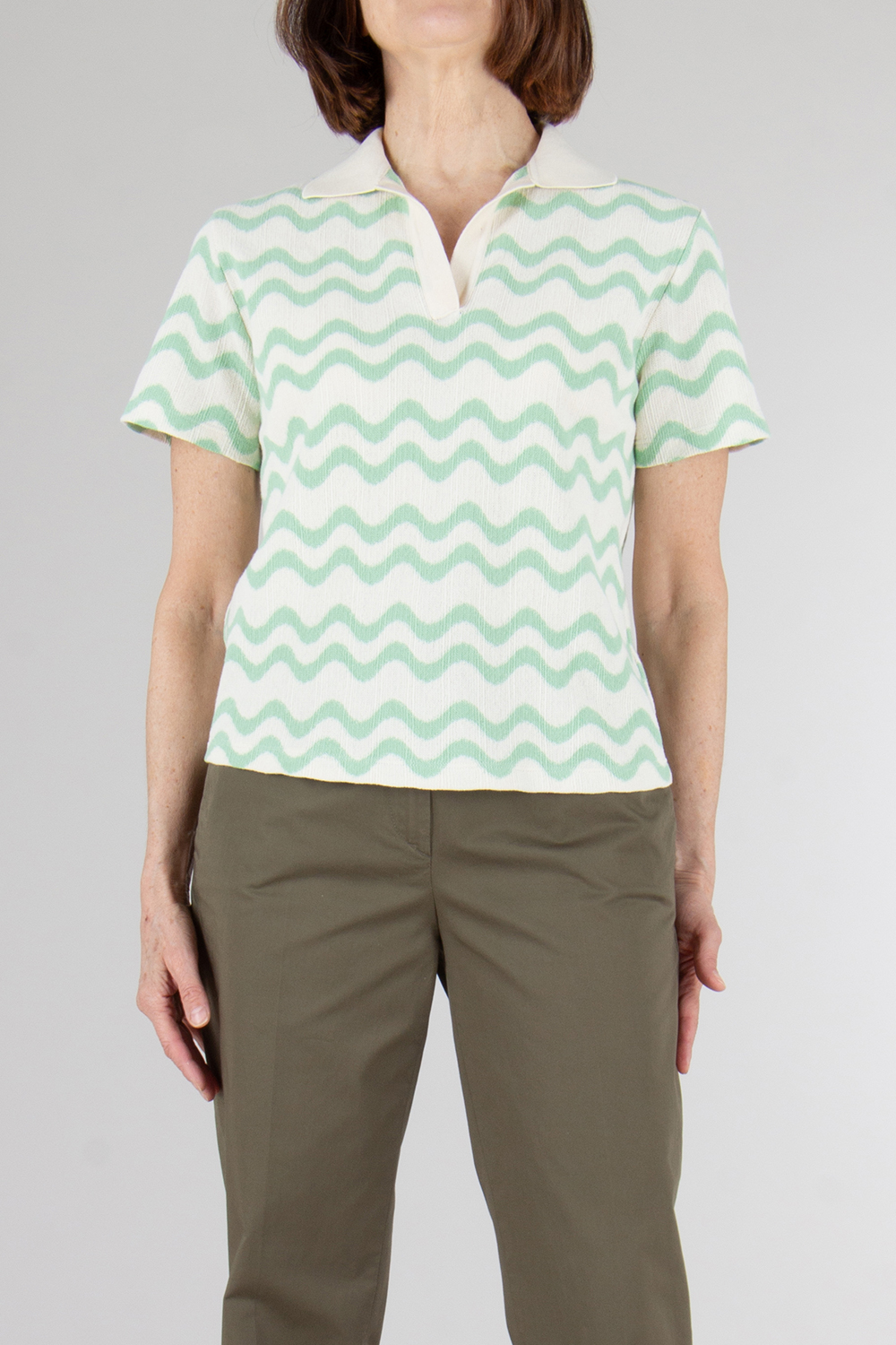 MC 2 SAINT BARTH Striped Knitted Polo Lala Rachel