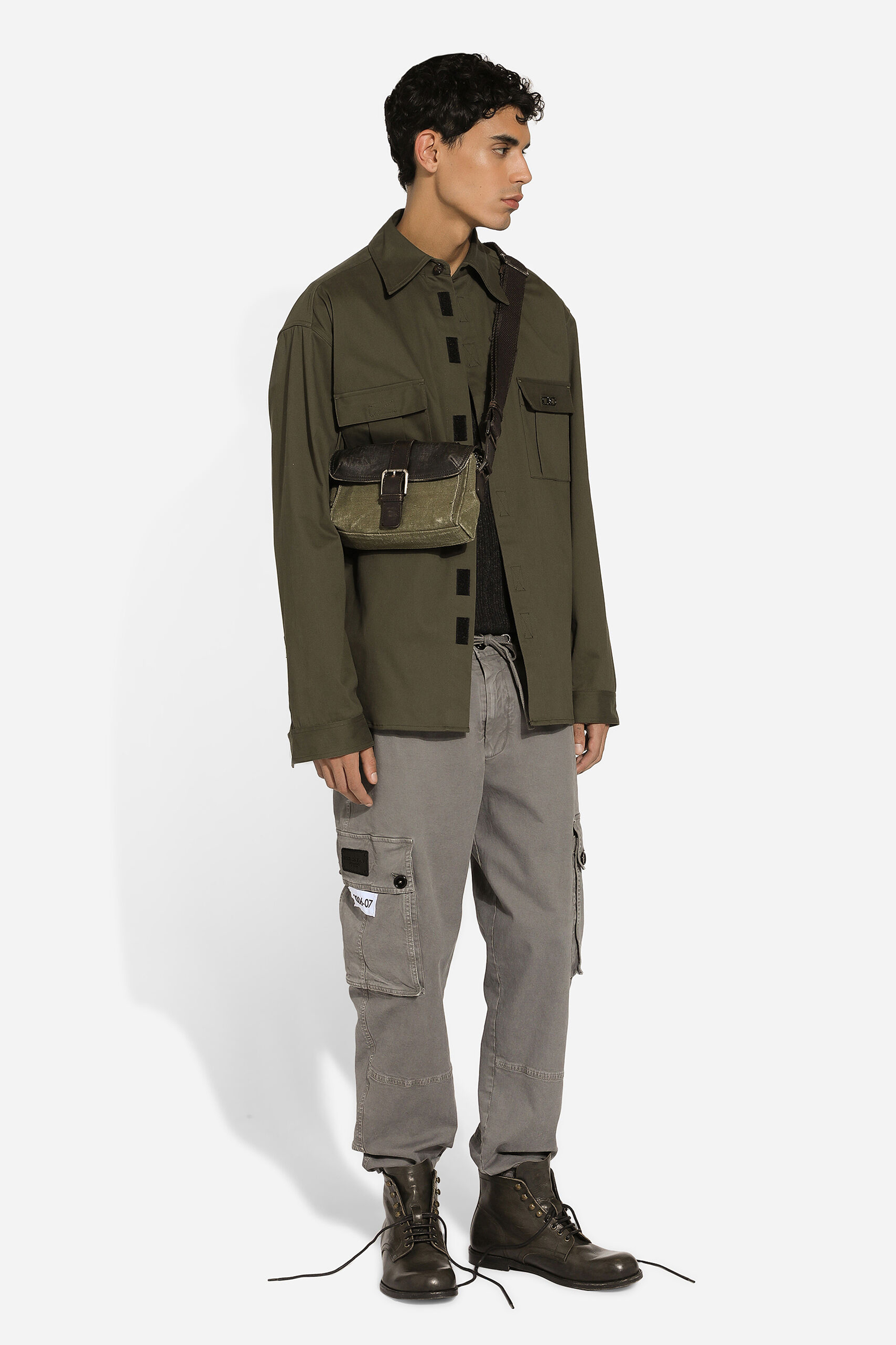 DOLCE & GABBANA Cotton Stretch Cargo Pants DOLCE & GABBANA Cotton Stretch Cargo Pants