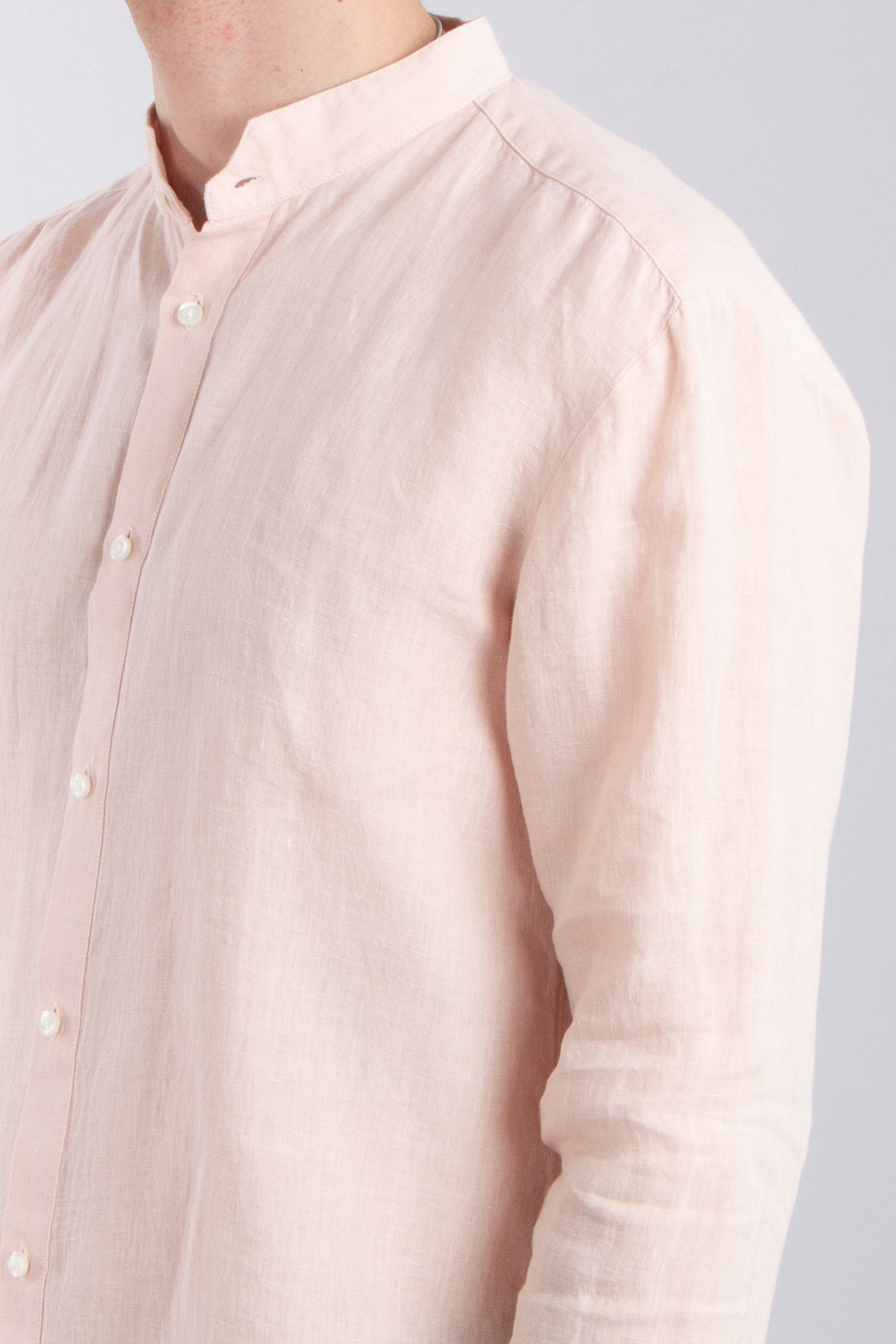HUGO Slim Fit Linen Shirt Elvory 