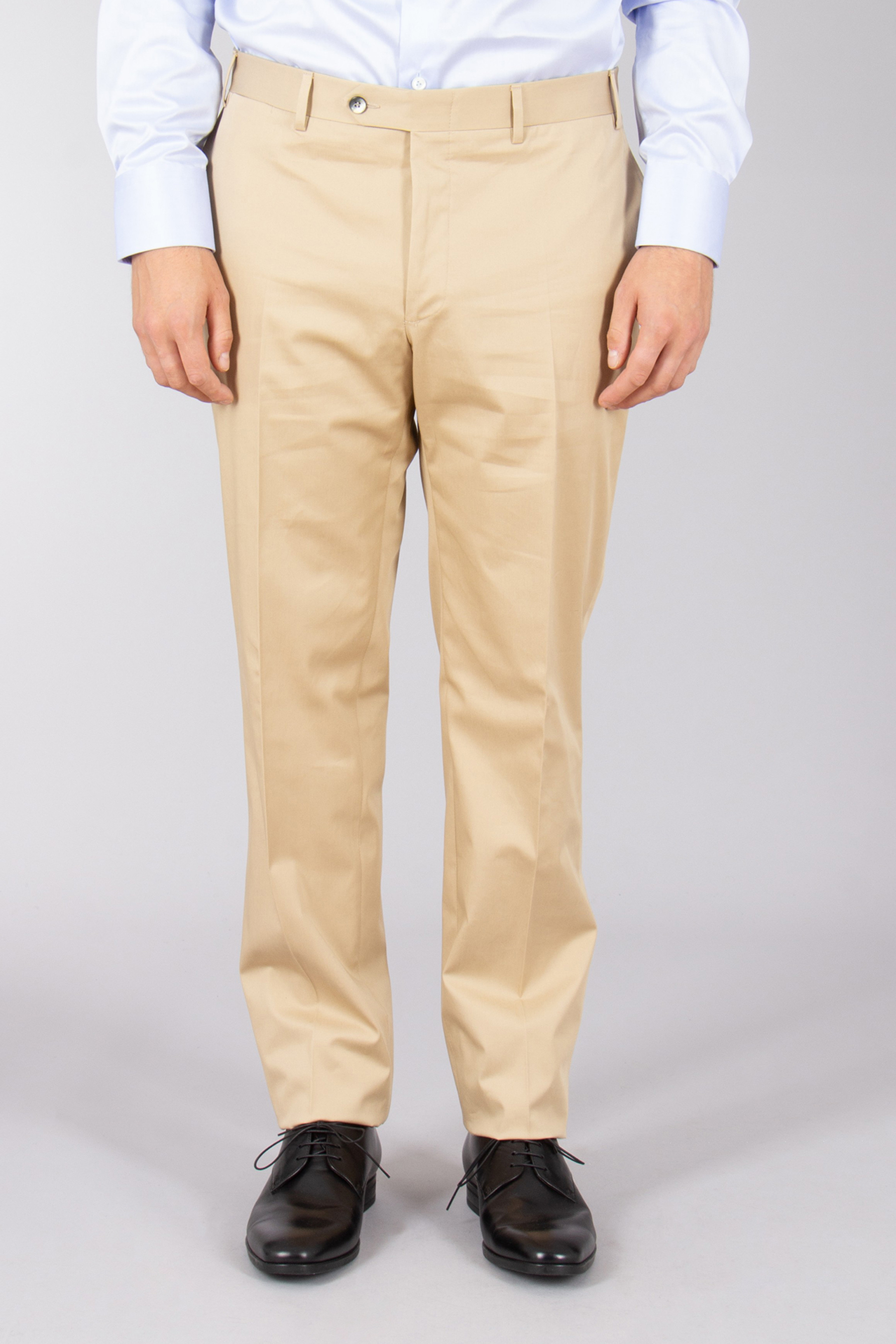 CANALI Modern Fit Stretch Cotton Suit Kei Bekleidung, Hosen, Khaki