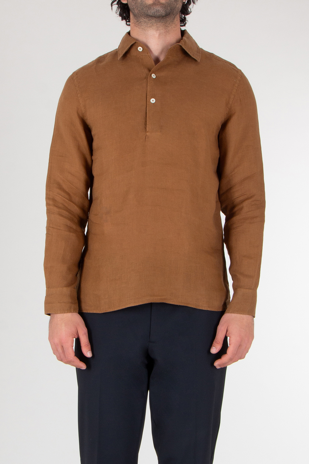MC2 SAINT BARTH Casual Linen Tunic Shirt