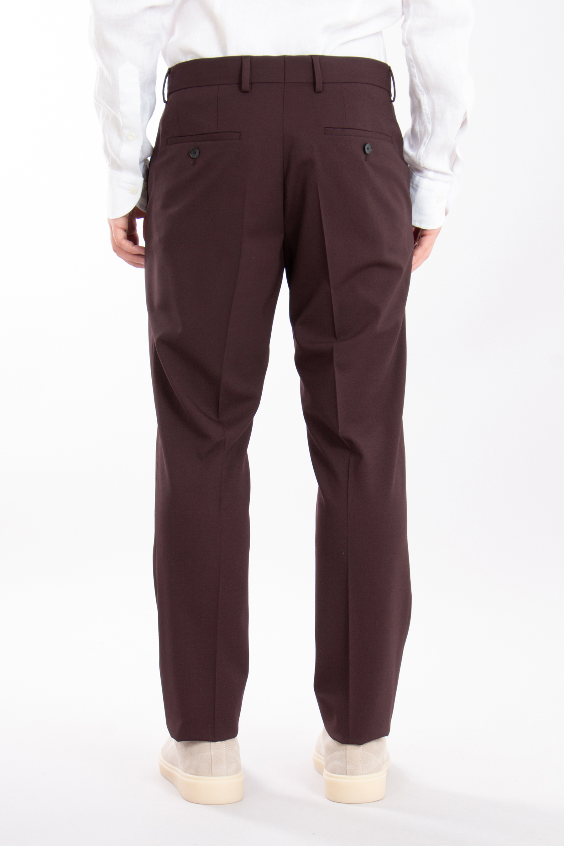 BOSS Slim Fit Virgin Wool Stretch Suit H-Huge