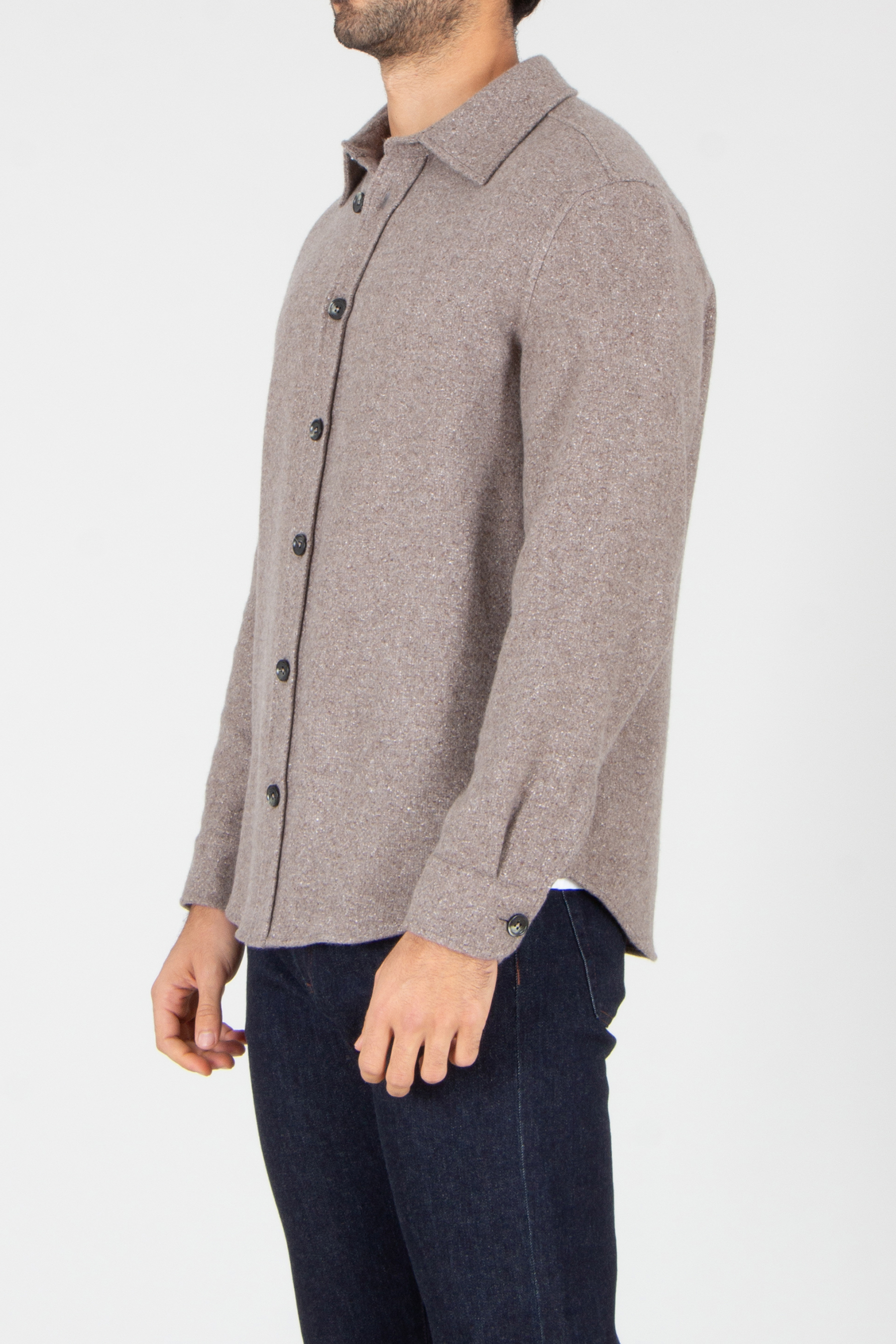 Pulli, Mantel, Jeans, Mann, Person