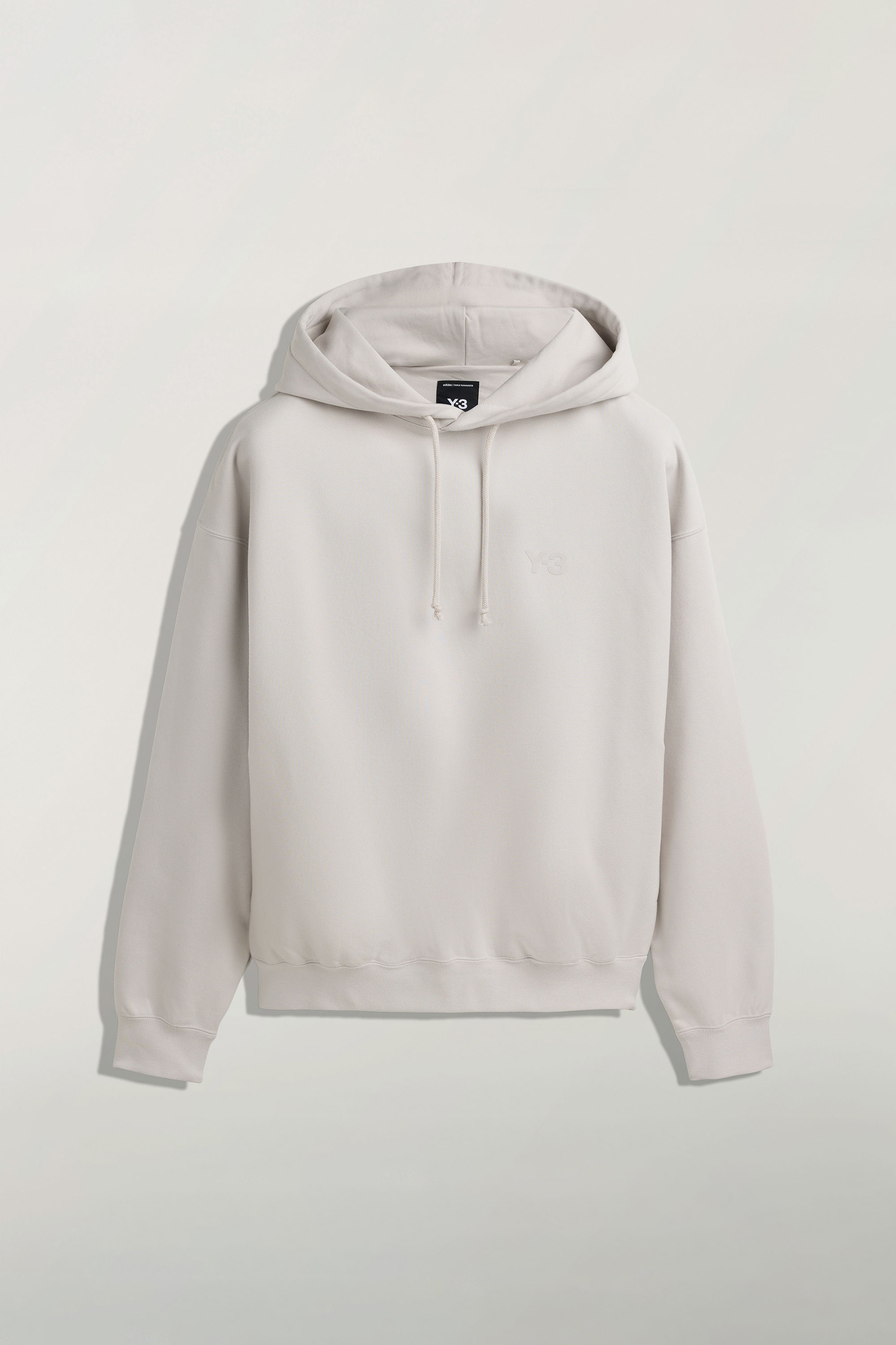 Y-3 Oversized Fit Brushed Cotton Blend French Terry Hoodie Strickwaren, Pullover, Sweatshirt, Kapuzenpulli, Kapuze
