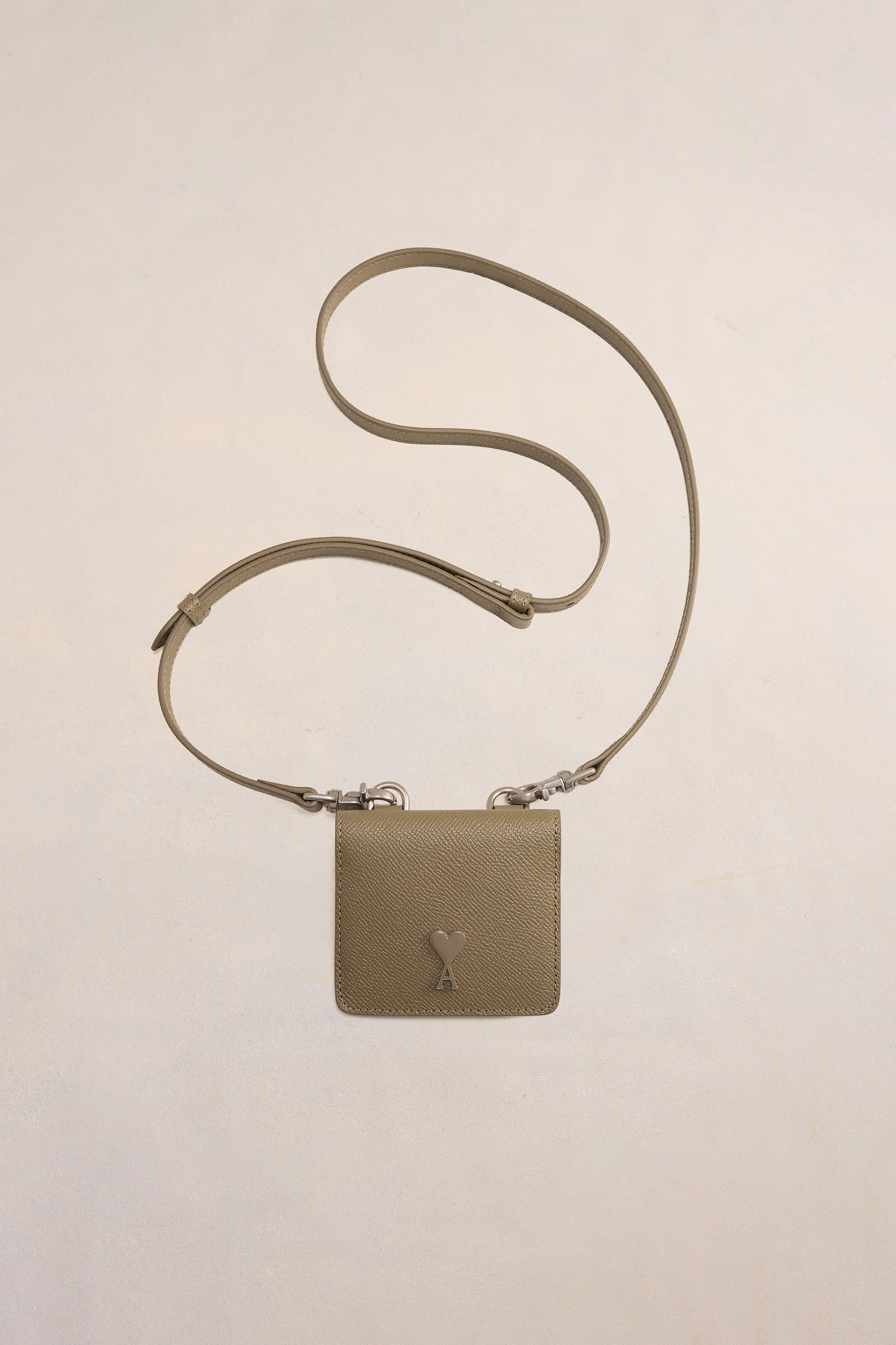 AMI PARIS Leather Card Holder AMI PARIS Leather Card Holder