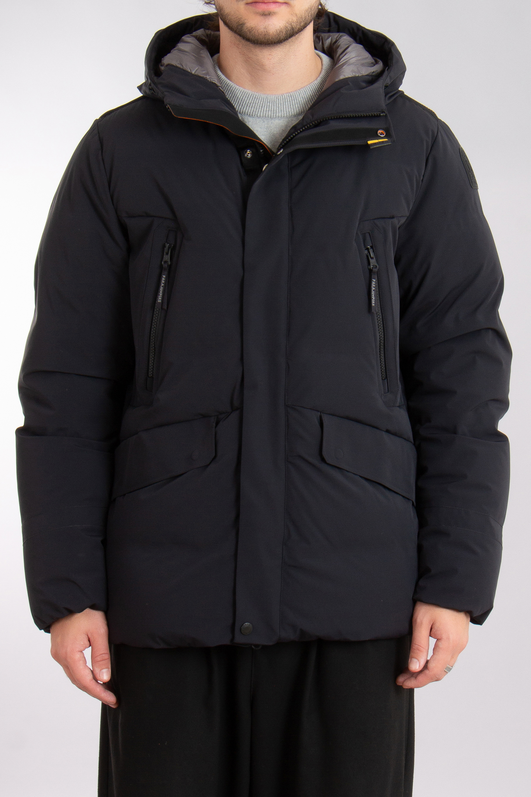 PARAJUMPERS Nylon Blend Stretch Hooded Down Jacket Kazu PARAJUMPERS Nylon Blend Stretch Hooded Down Jacket Kazu
