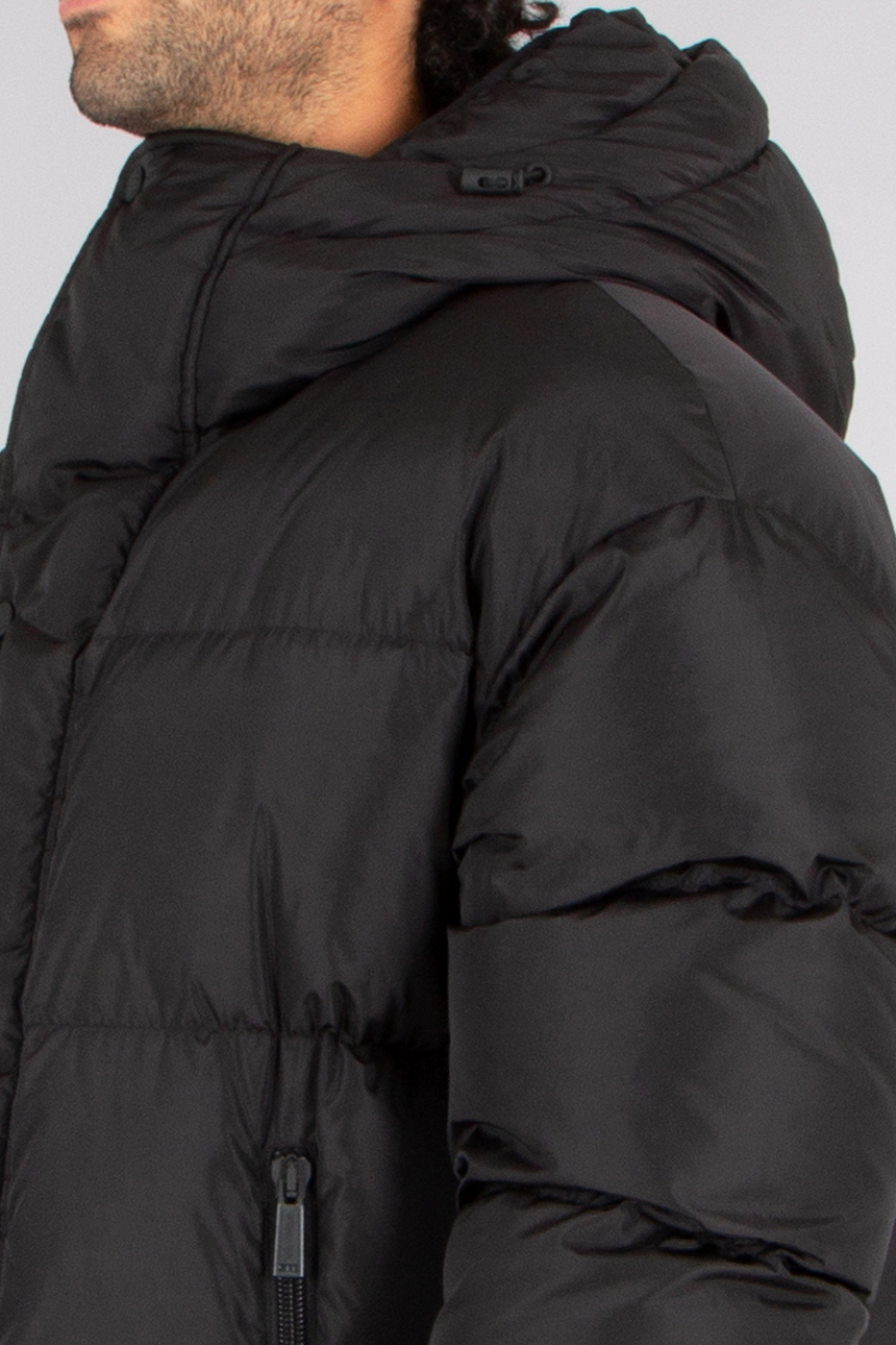 DSQUARED2 Oversized Fit Nylon Down Coat Bekleidung, Mantel, Jacke