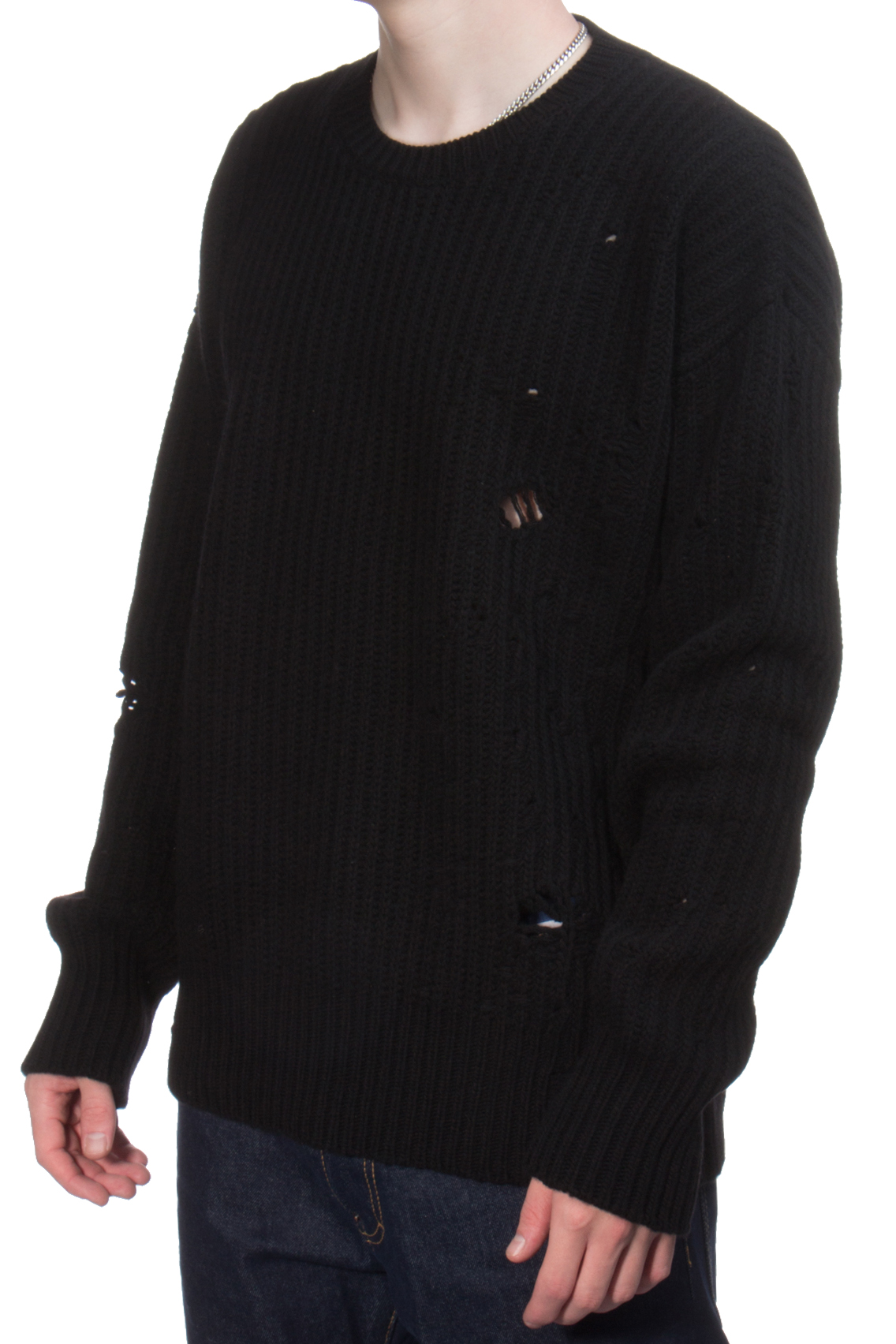DSQUARED2 Distressed Wool Jumper DSQUARED2 Distressed Wool Jumper