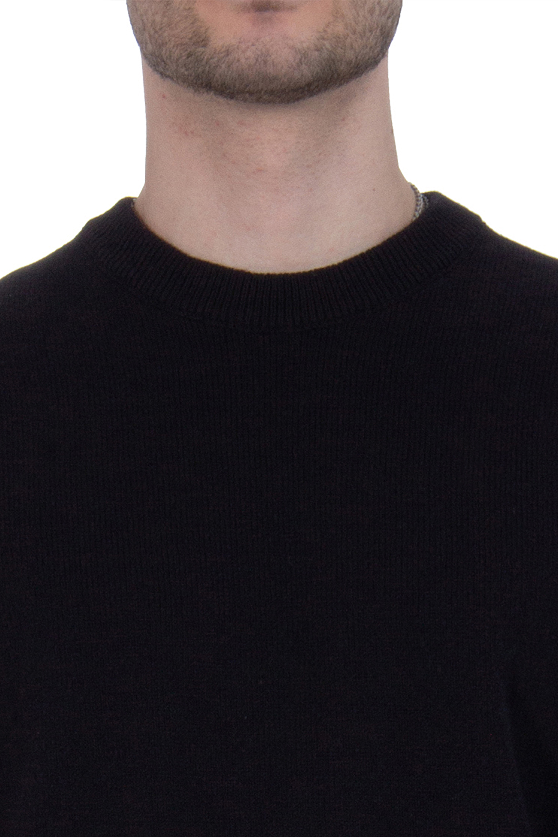 STONE ISLAND Organic Cotton Crew Neck Knit Sweater