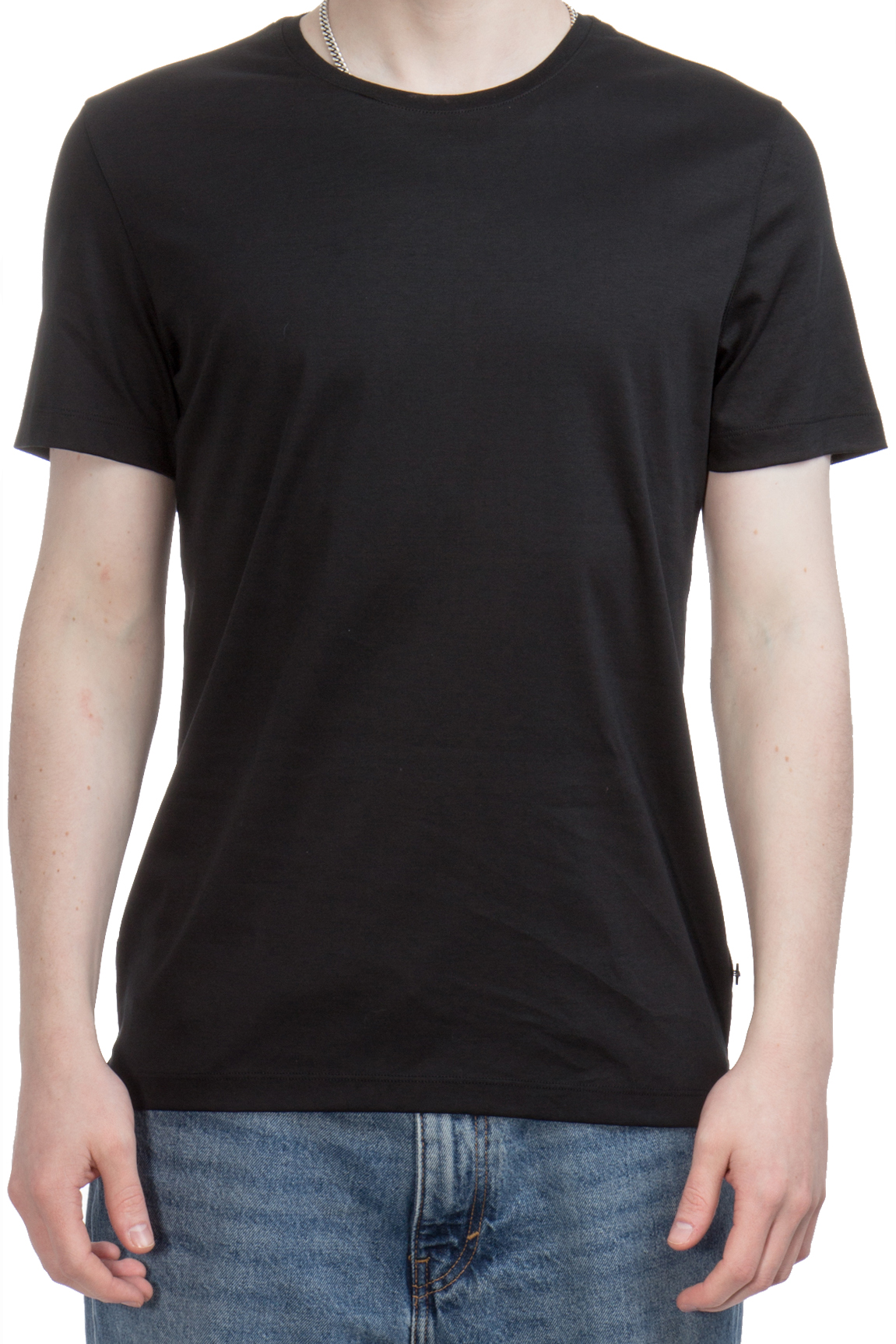 VAN LAACK Swiss Cotton Crew Neck T-Shirt