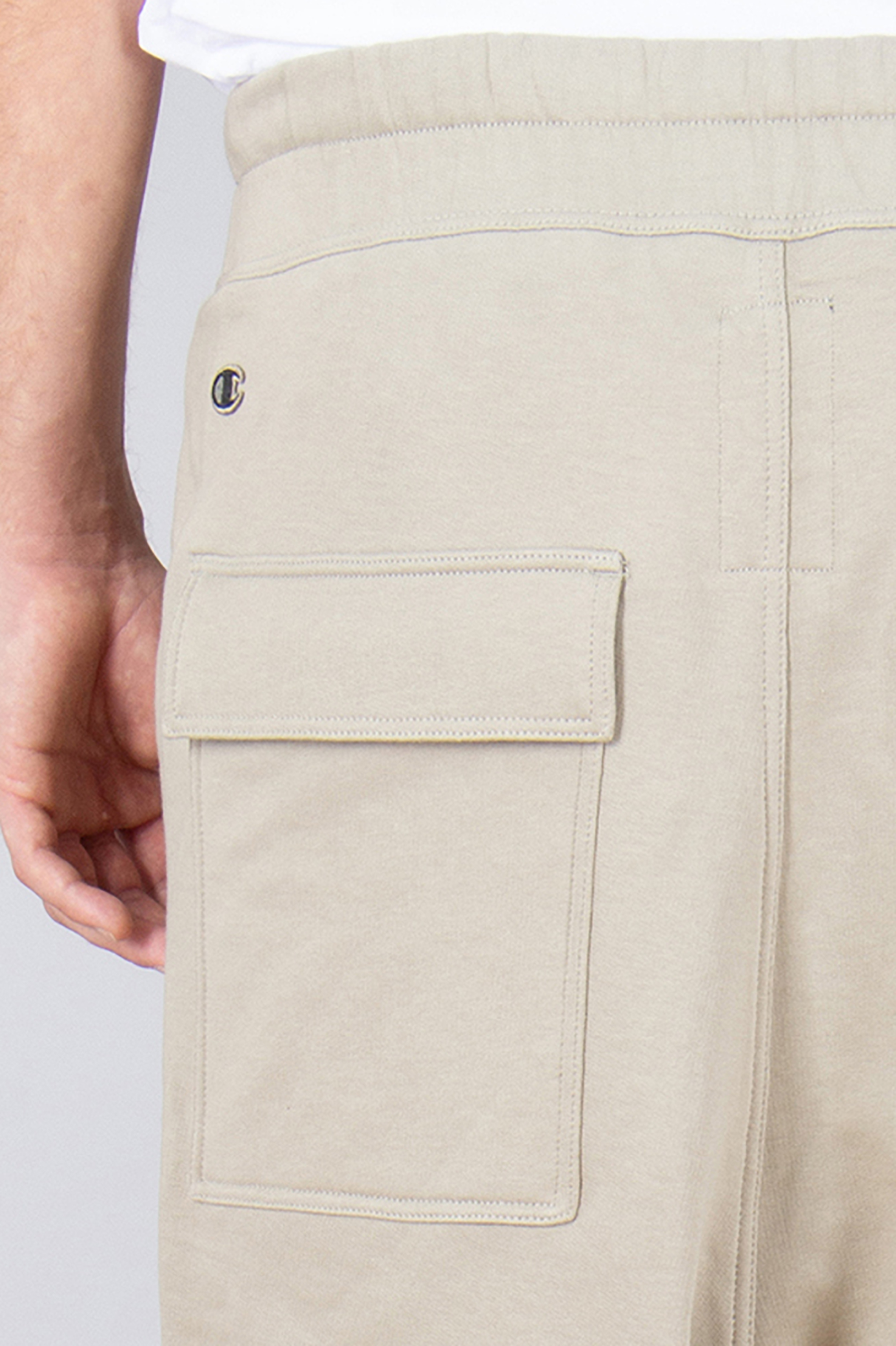 RICK OWENS DRKSHDW X Champion Loose Fit Compact Heavy Cotton Beveled Pods Shorts RICK OWENS DRKSHDW X Champion Loose Fit Compact Heavy Cotton Beveled Pods Shorts