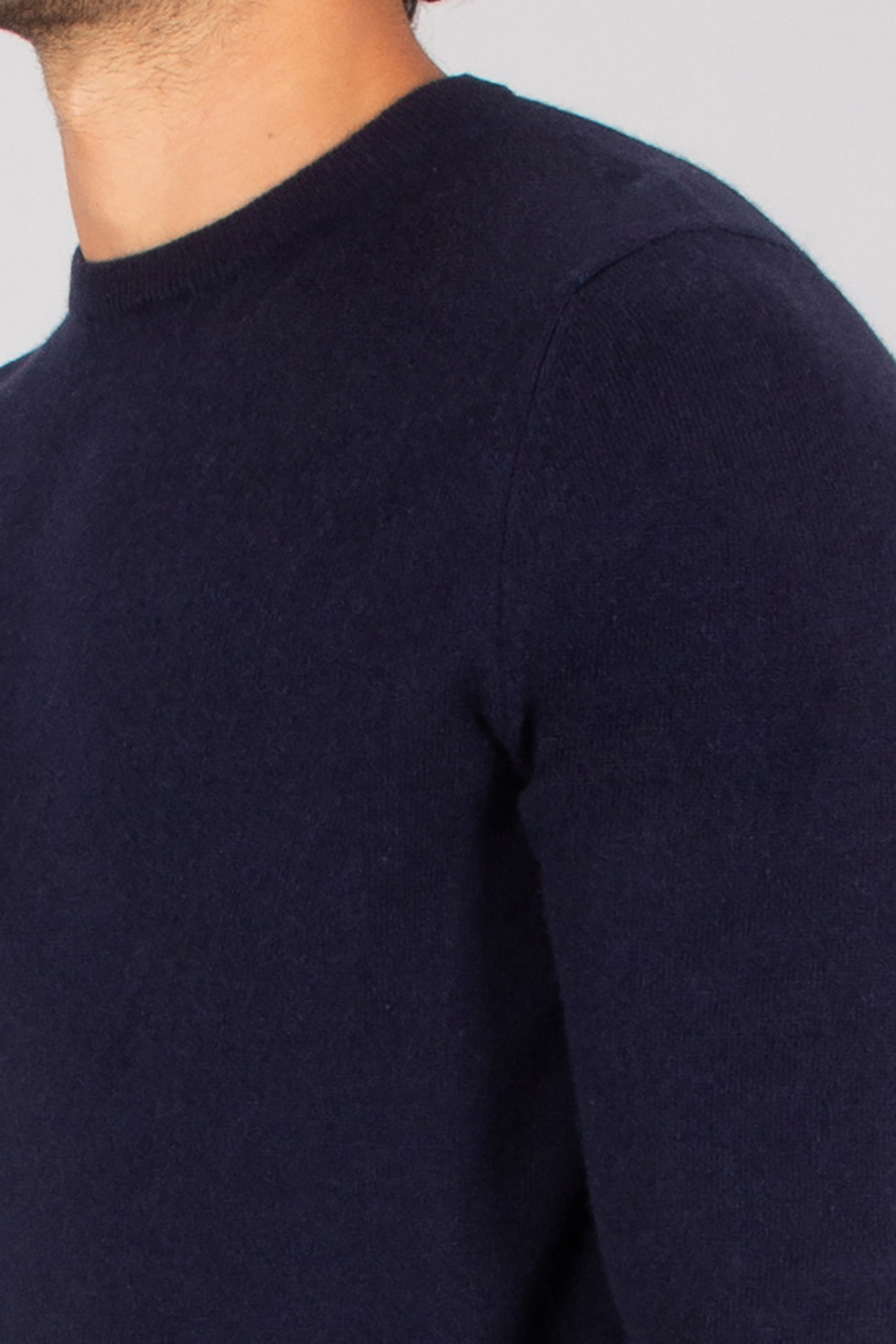 MIENTUS BERLIN Regular Fit Cashmere Crew Neck Sweater Langarm, Erwachsener, Männlich, Mann, Person