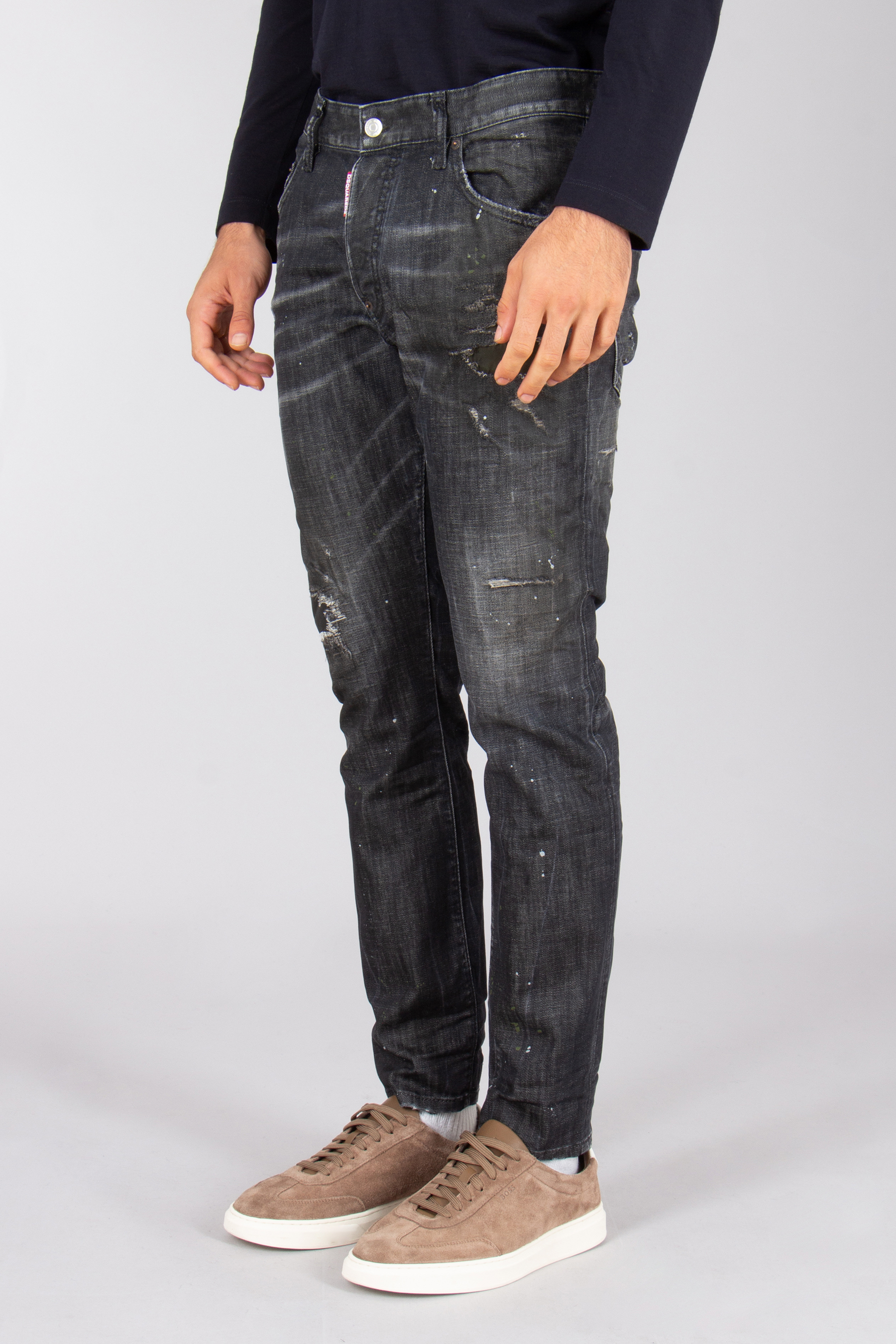Hosen, Jeans, Erwachsener, Mann, Person