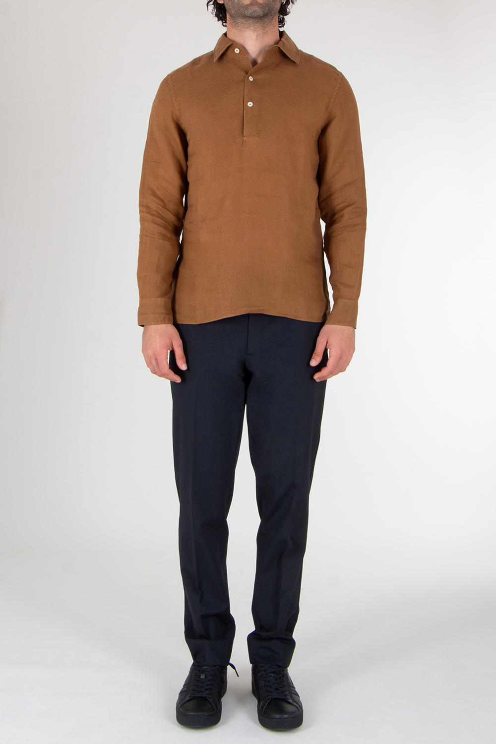 MC2 SAINT BARTH Casual Linen Tunic Shirt
