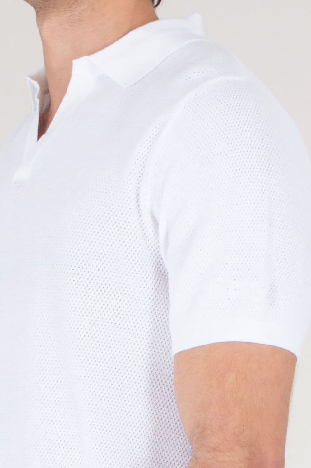 MC 2 SAINT BARTH Knitted Mesh Cotton Polo Sloan