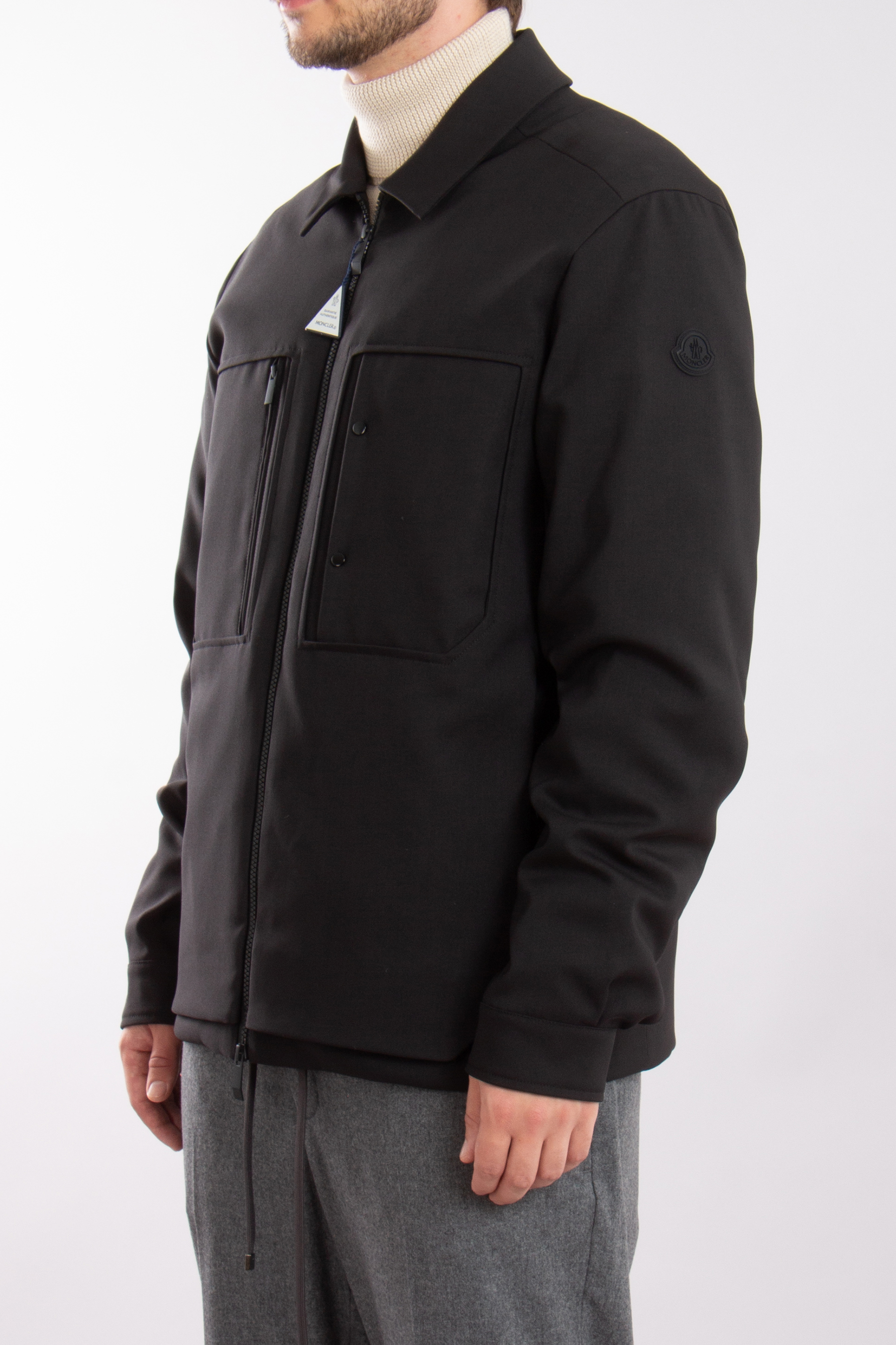 MONCLER Balaitous Polyester Twill Down Shirt Jacket