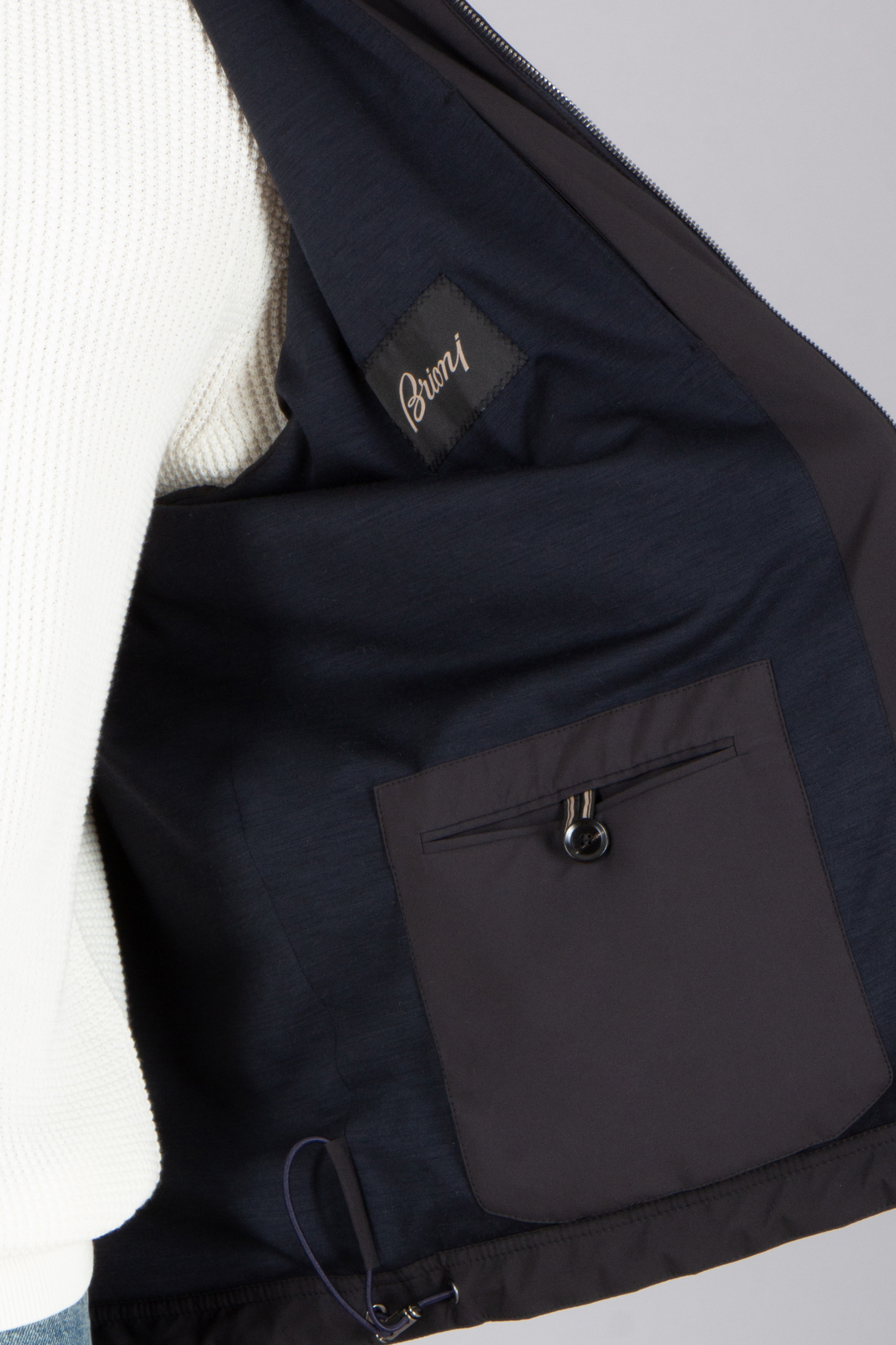 BRIONI Regular Fit Recycled Polyester Performa Blouson Tasche, Handtasche, Mantel, Jacke, Tragetasche