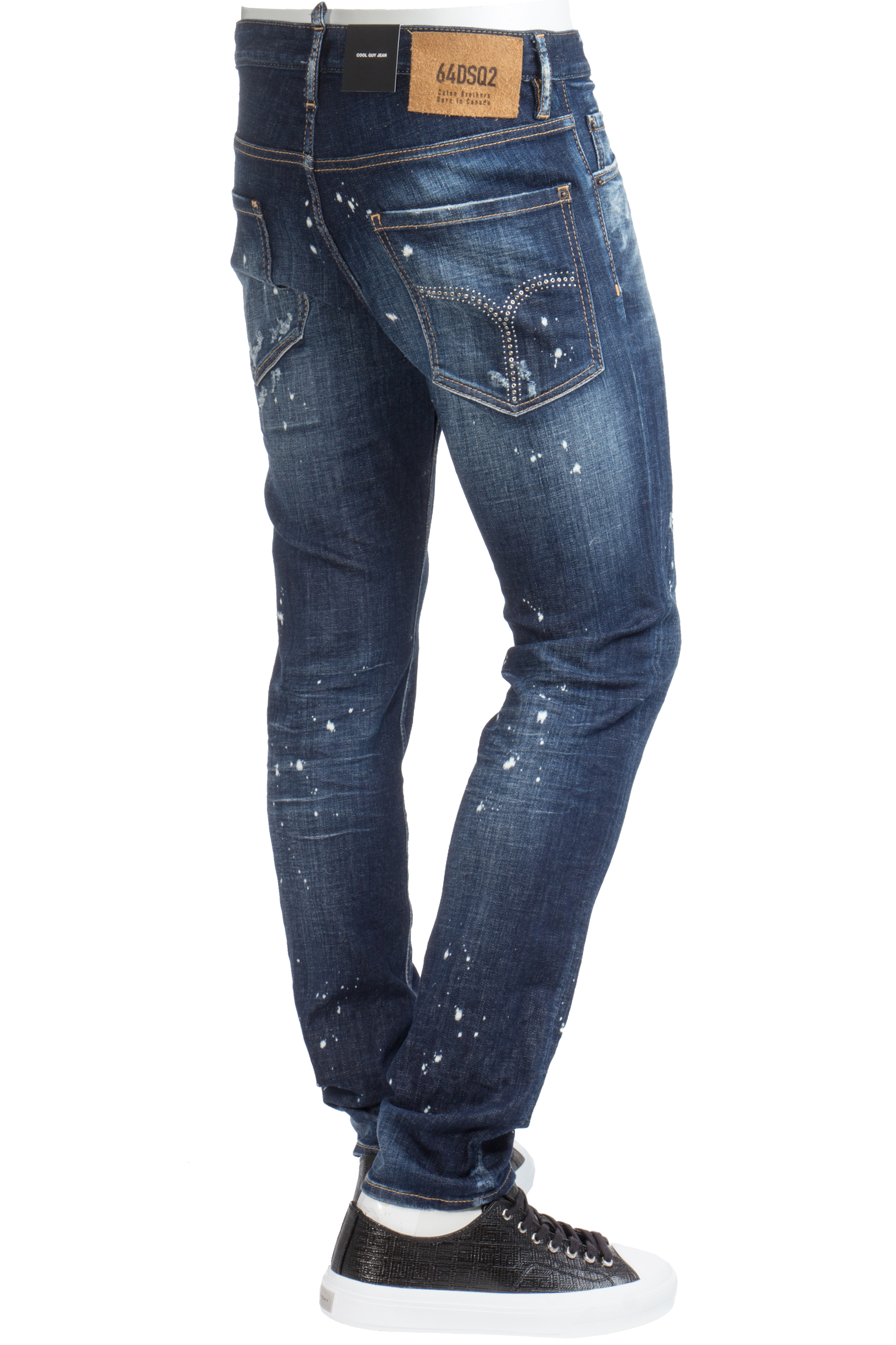 DSQUARED2 Cotton Stretch Denim Cool Guy Jeans DSQUARED2 Cotton Stretch Denim Cool Guy Jeans