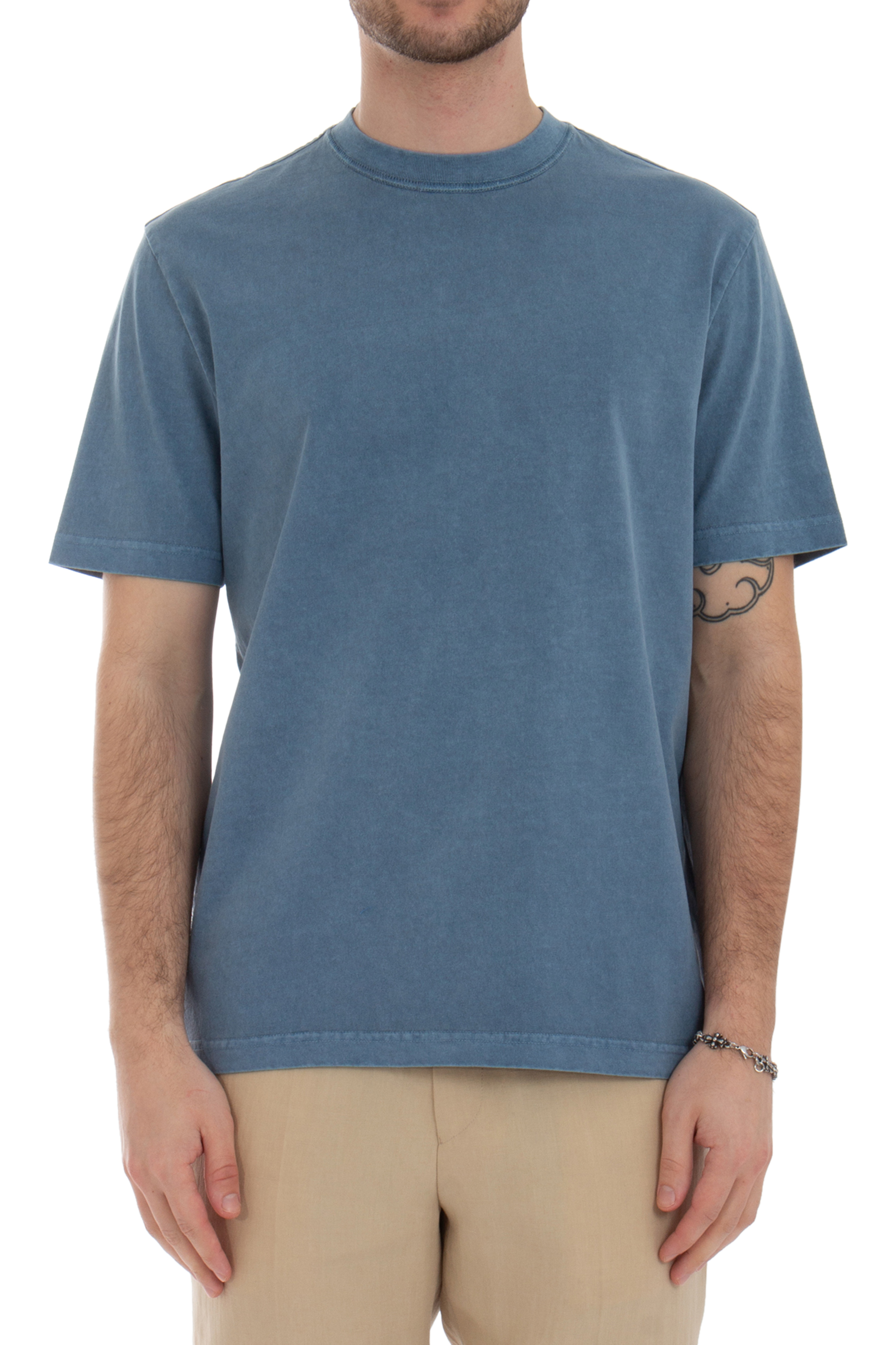 PAUL SMITH Acid Wash Cotton T-Shirt