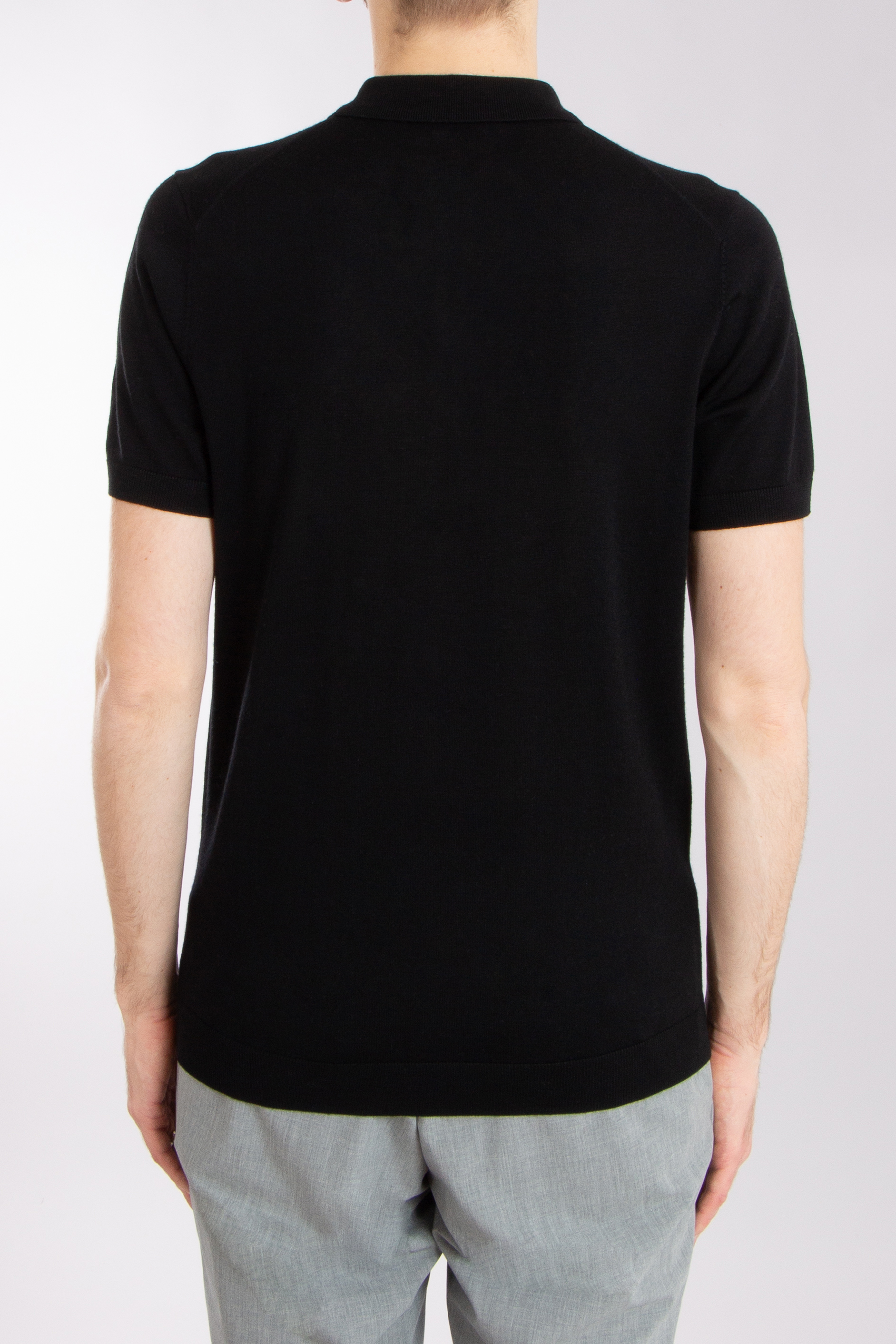 MIENTUS BERLIN Extrafine Wool-Silk-Cashmere Blend Knit Polo MIENTUS BERLIN Extrafine Wool-Silk-Cashmere Blend Knit Polo