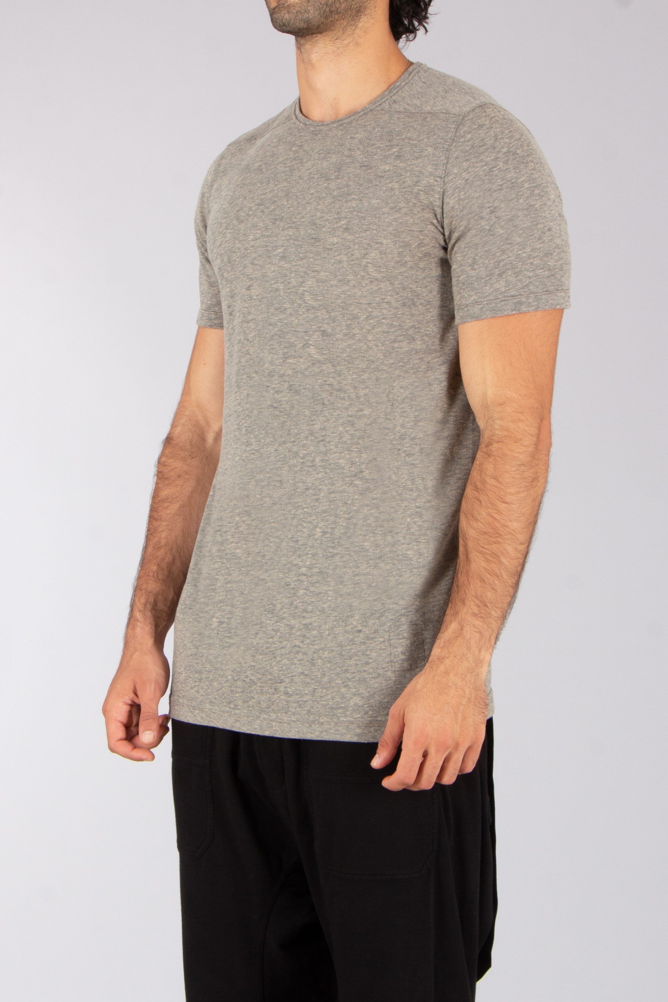 RICK OWENS DRKSHDW Regular Fit Organic Cotton Blend Jersey Level T-Shirt T-shirt, Erwachsener, Männlich, Mann, Person