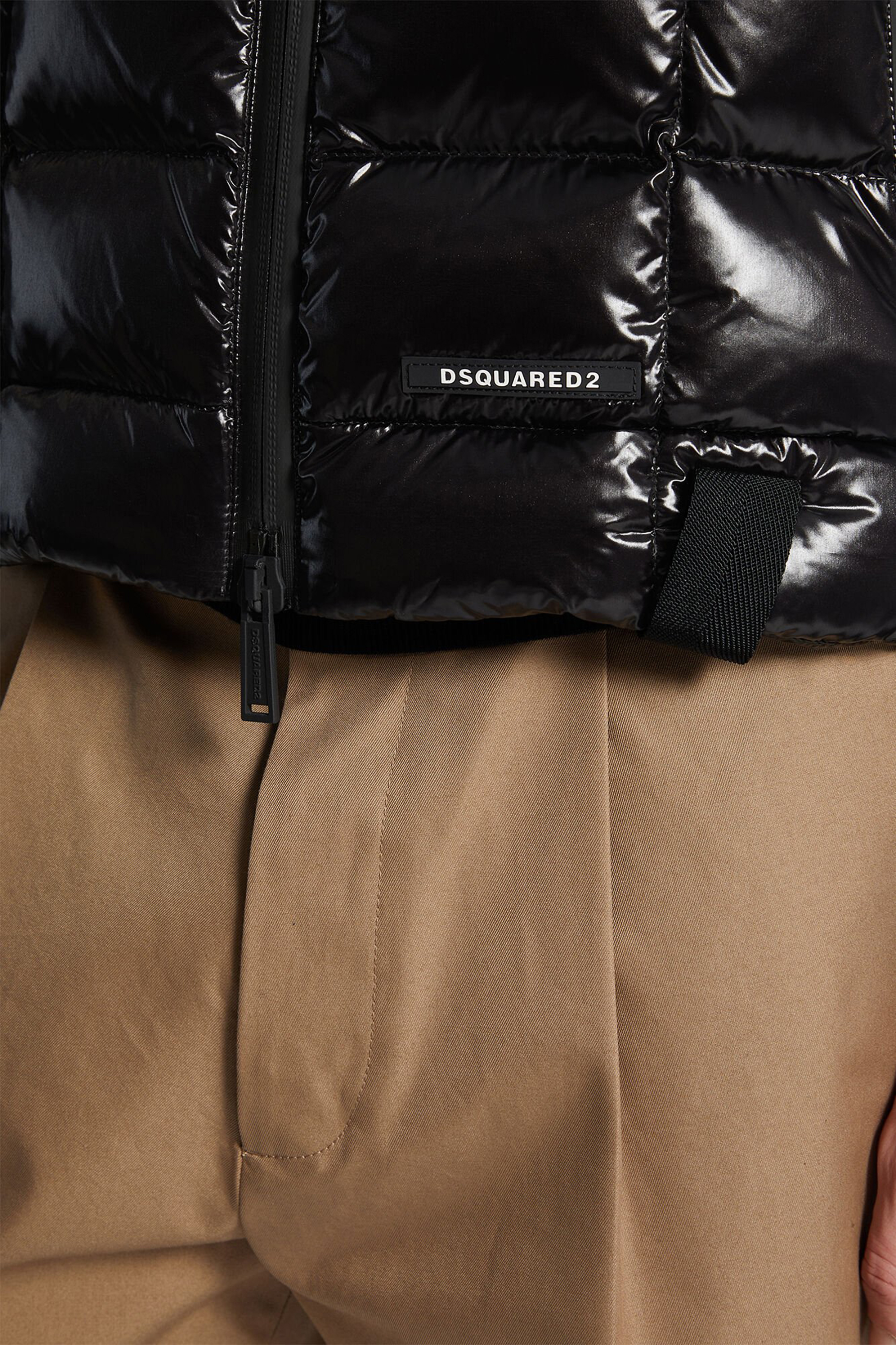 DSQUARED2 Regular Fit Nylon 3D Down Vest DSQUARED2 Regular Fit Nylon 3D Down Vest