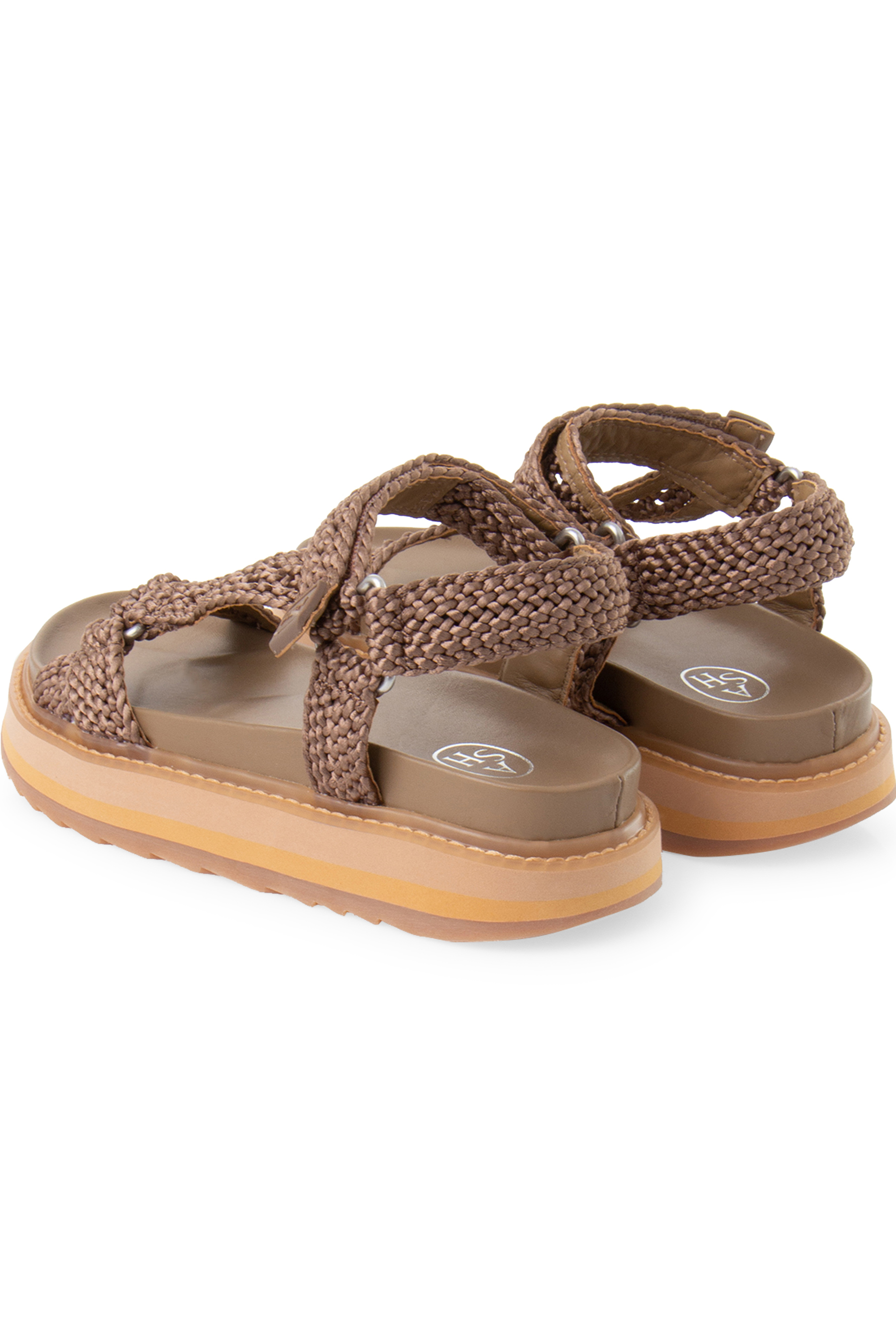 ASH Ugo Intreccio Satin Sandals ASH Ugo Intreccio Satin Sandals