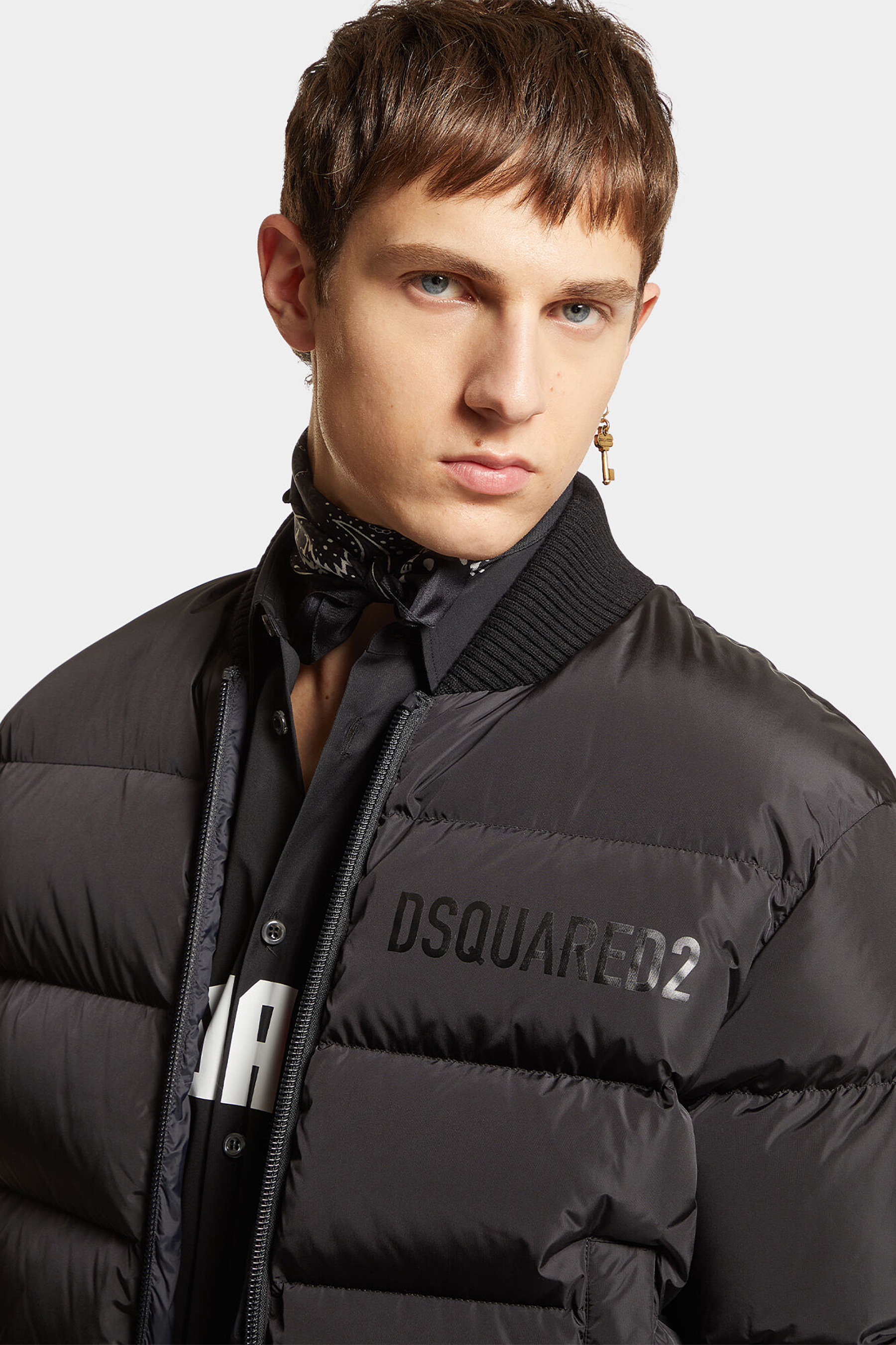 DSQUARED2 Nylon Puffer Bomber DSQUARED2 Nylon Puffer Bomber