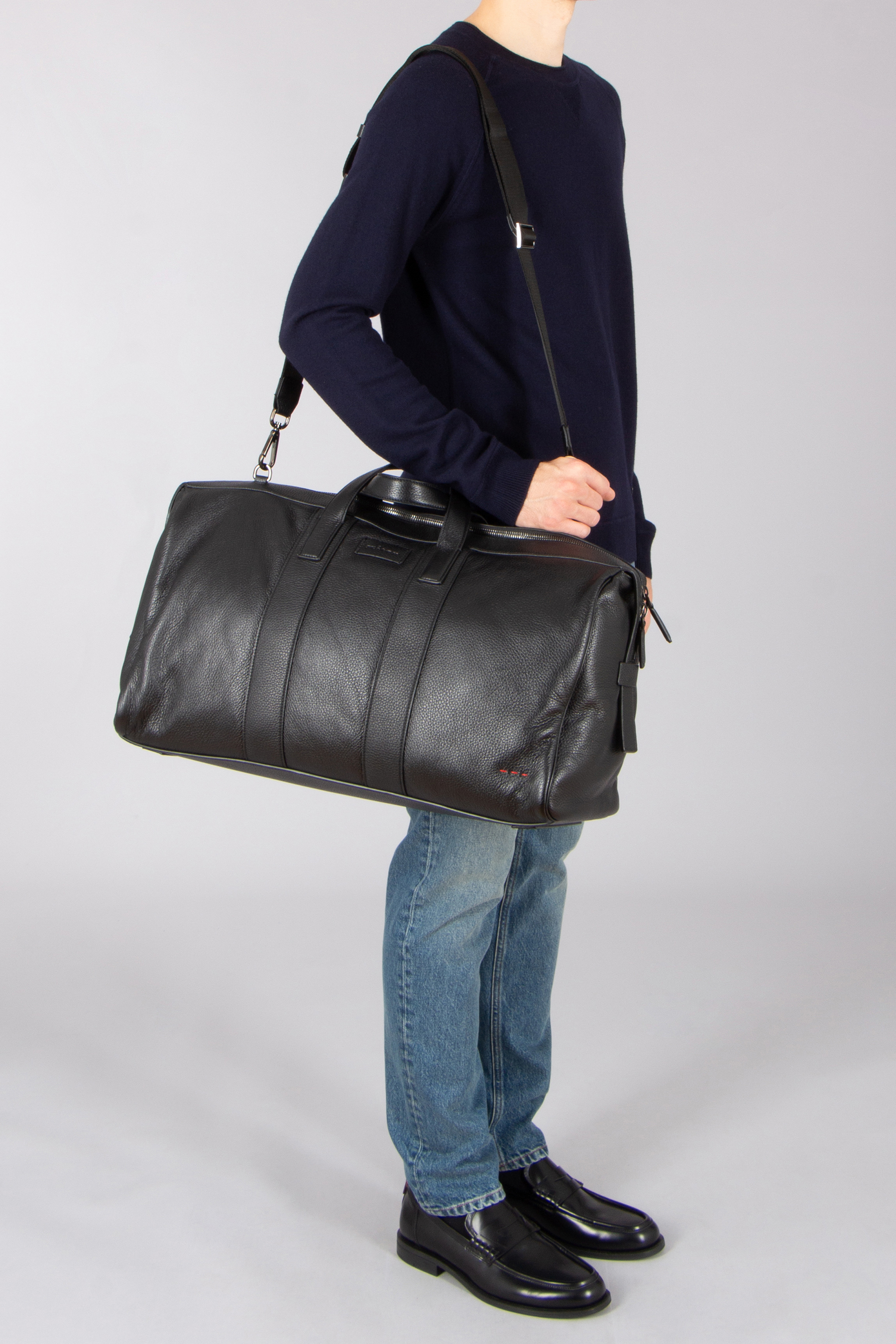 KITON Tumbled Deerskin Duffle Bag Zubehor, Tasche, Handtasche, Geldbörse, Schuh
