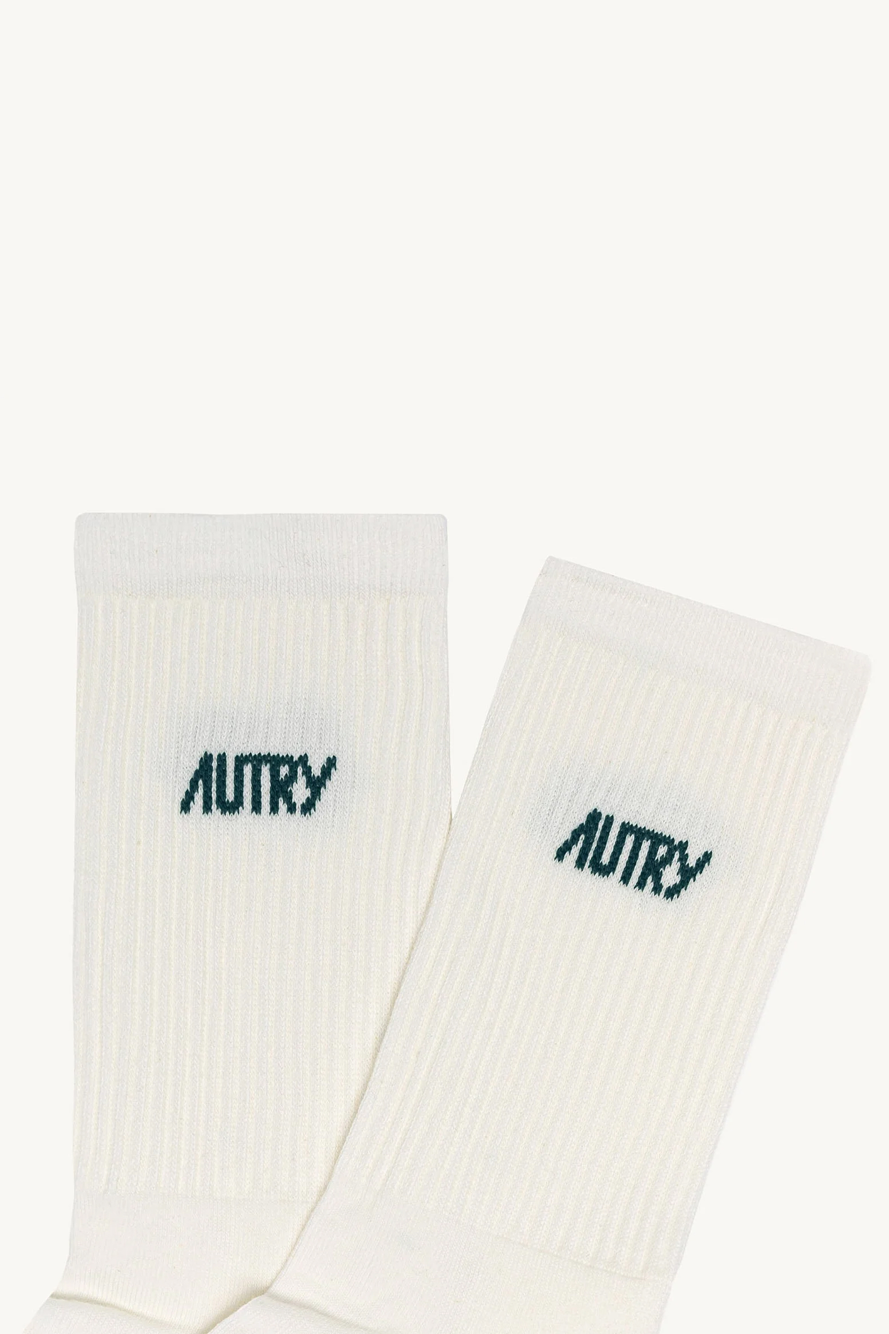 AUTRY Jacquard Logo Cotton Blend Stretch Socks