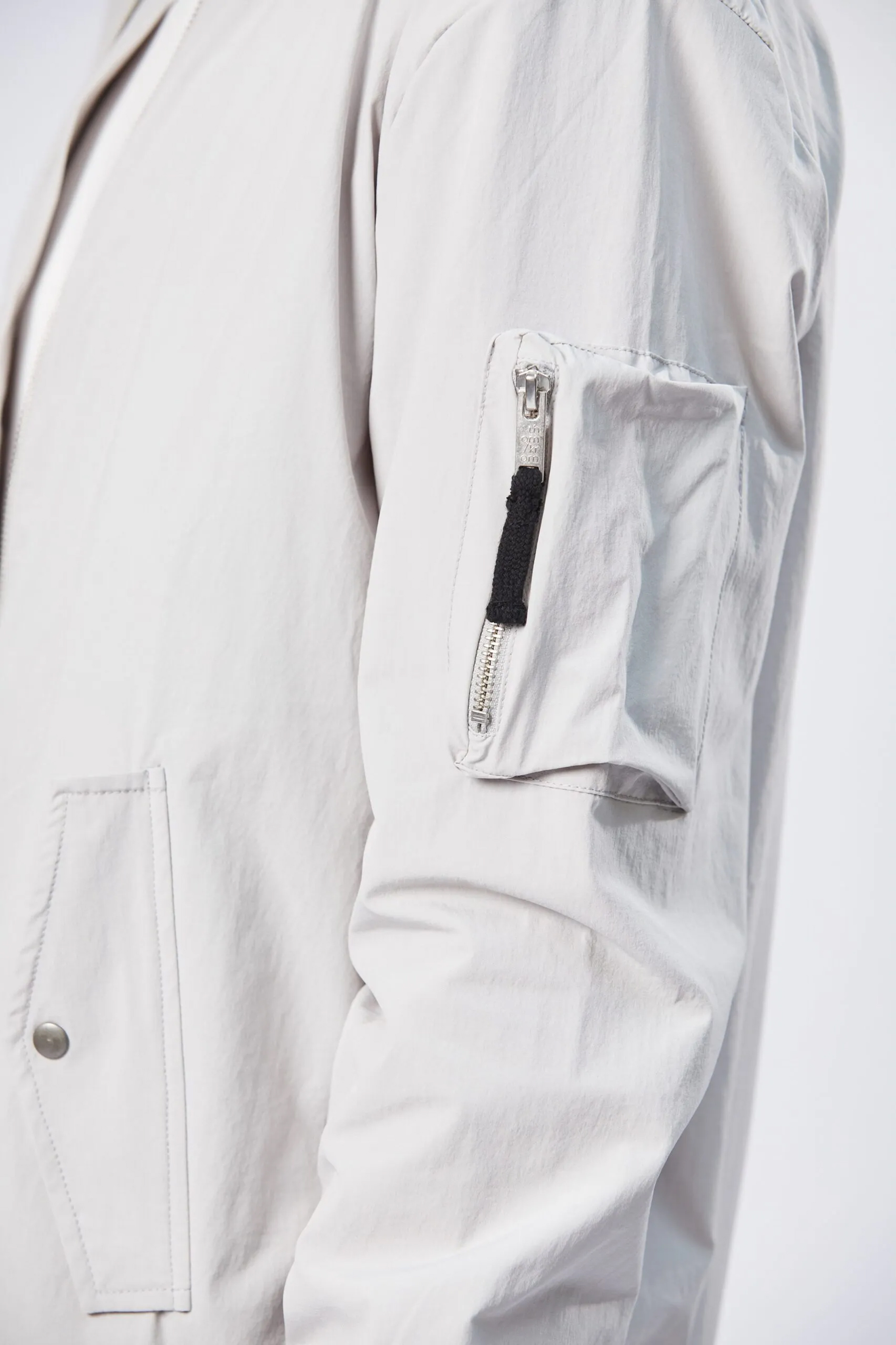 THOM KROM Nylon Stretch Bomber Jacket