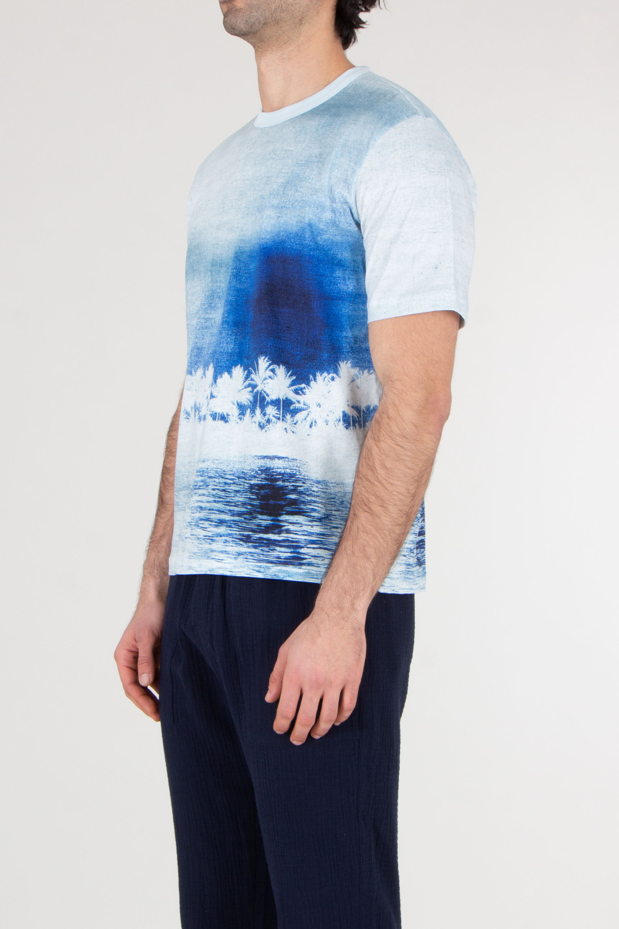 PAUL SMITH Regular Fit Fully Printed Short Sleeve T-Shirt