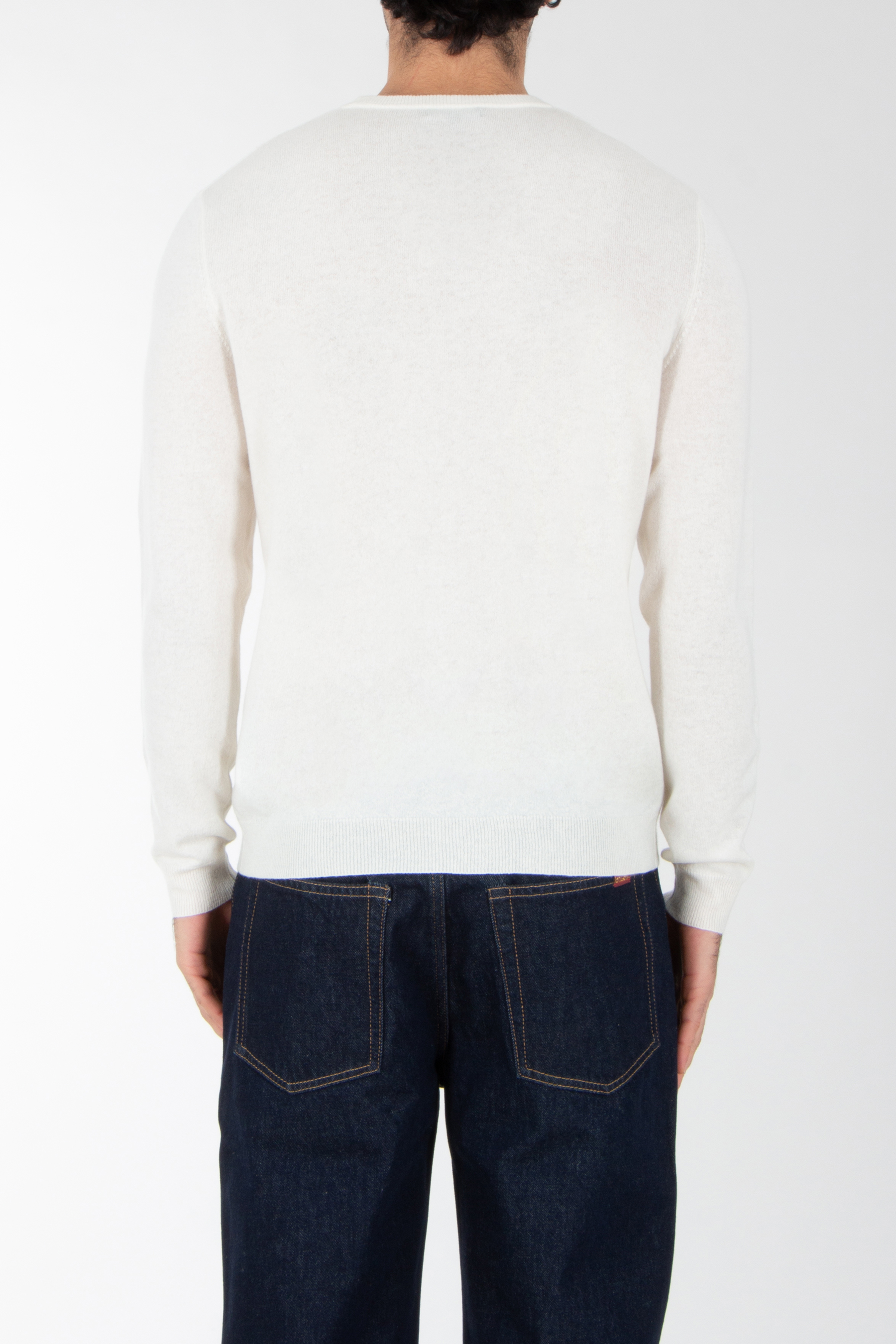 Langarm, Jeans, Hosen, Pullover, Person