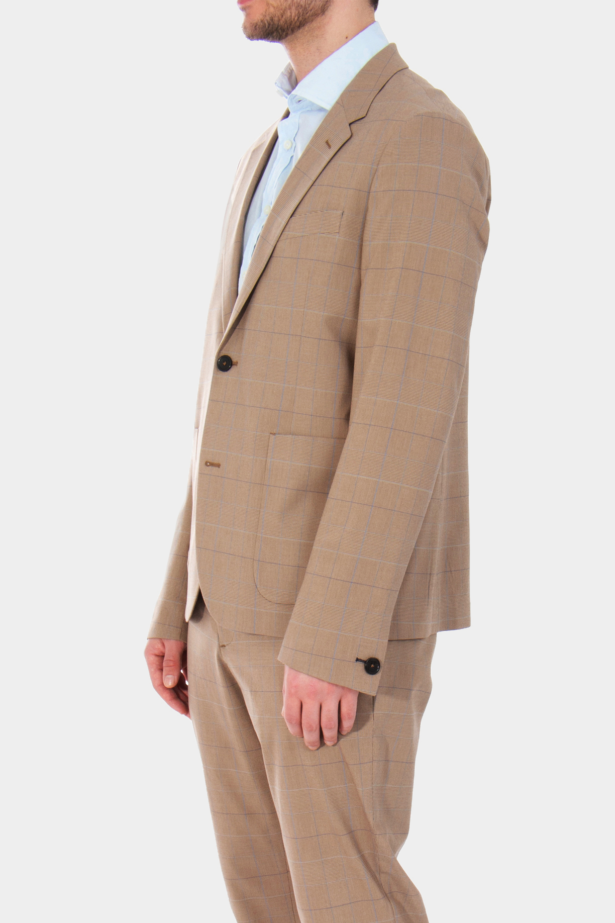 PAUL SMITH Checked Modal & Cotton Stretch Jacket PAUL SMITH Checked Modal & Cotton Stretch Jacket