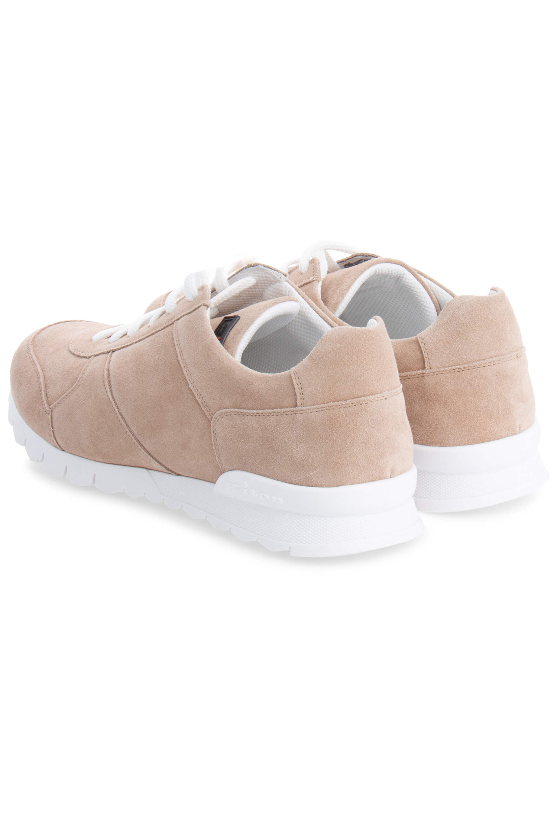 KITON Calfskin Suede Sneakers 