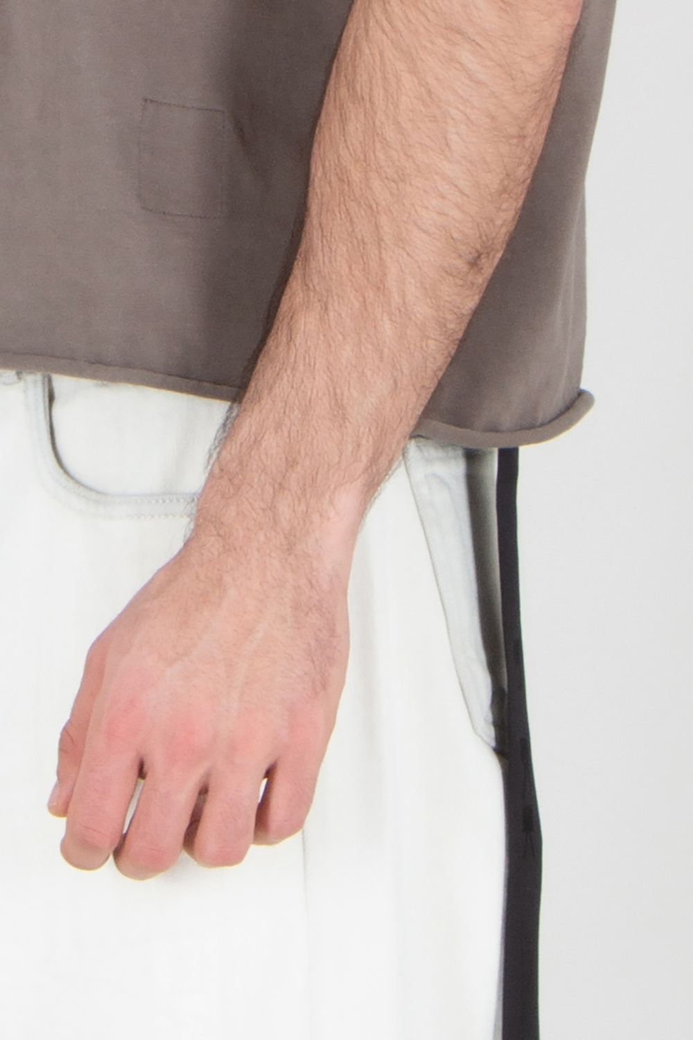 RICK OWENS DRKSHDW Relaxed Fit Sleeveless Hooded Tunic 